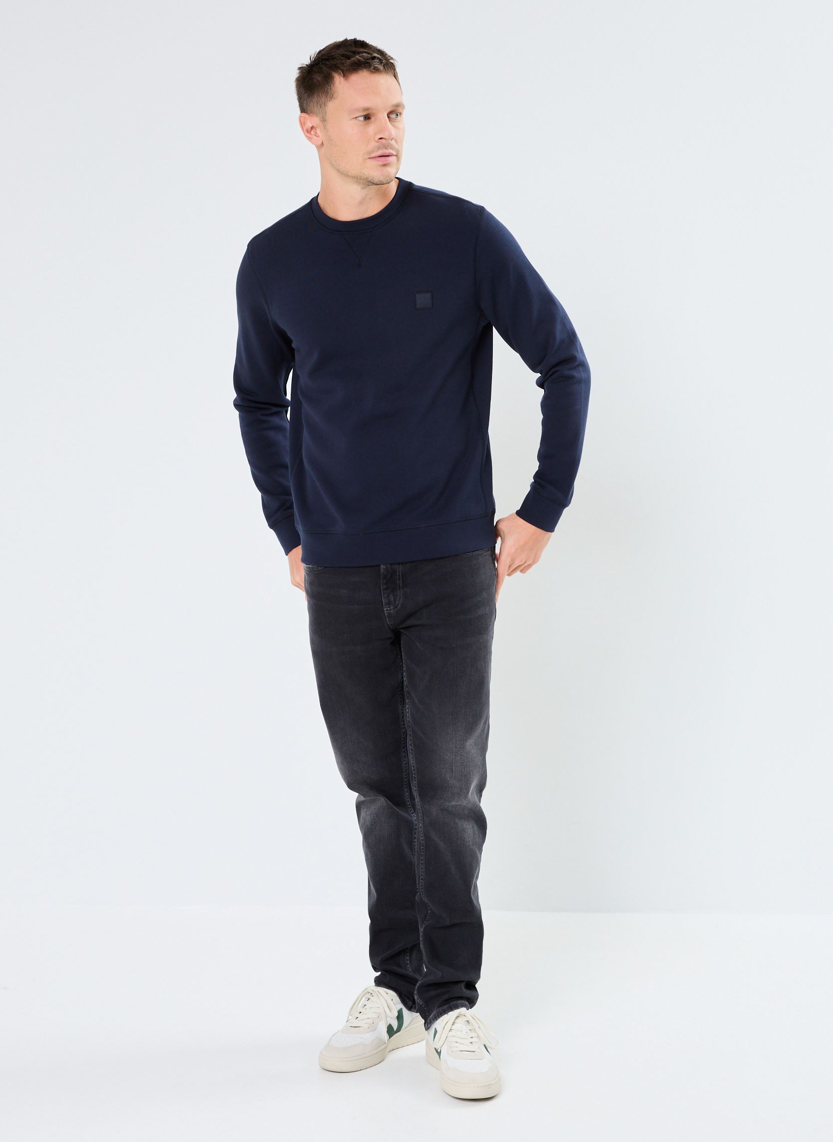Sweats Westart 50509323 homme bleu BOSS Sweats Westart 50509323 homme bleu 404-DARK BLUE