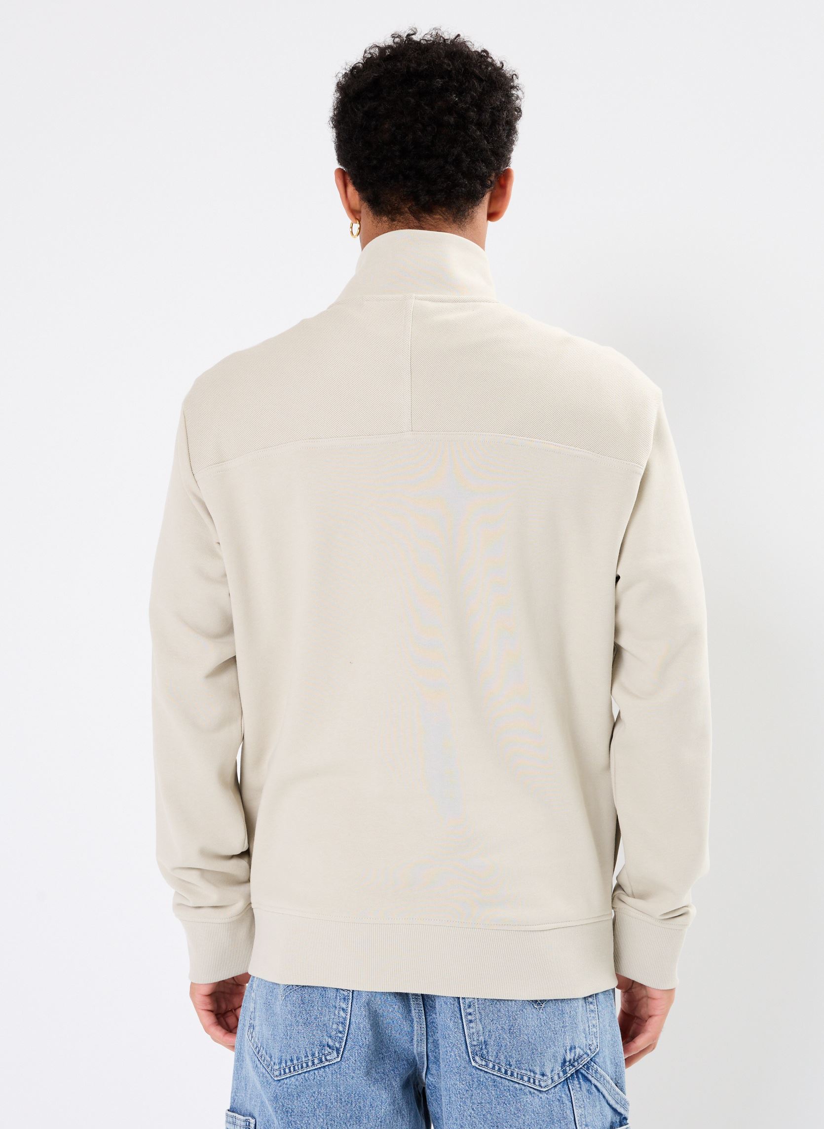 Sweaters met rits Ze_Courduroy heren beige BOSS Sweaters met rits Ze_Courduroy heren beige 271-LIGHT BEIGE