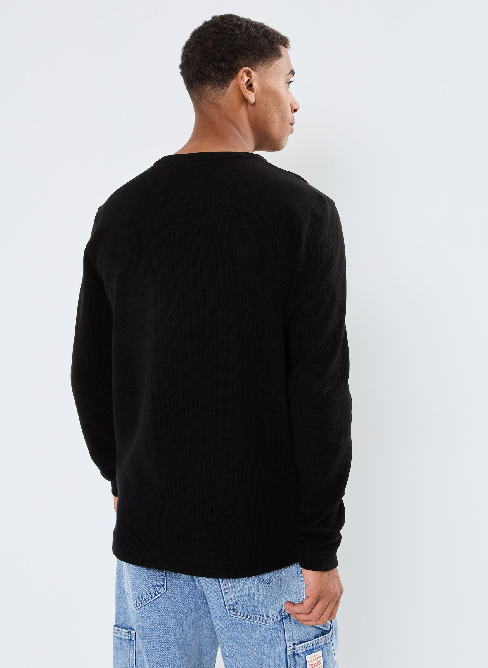 Tee-shirts manches longues Tempesto homme noir BOSS Tee-shirts manches longues Tempesto homme noir 001-Black
