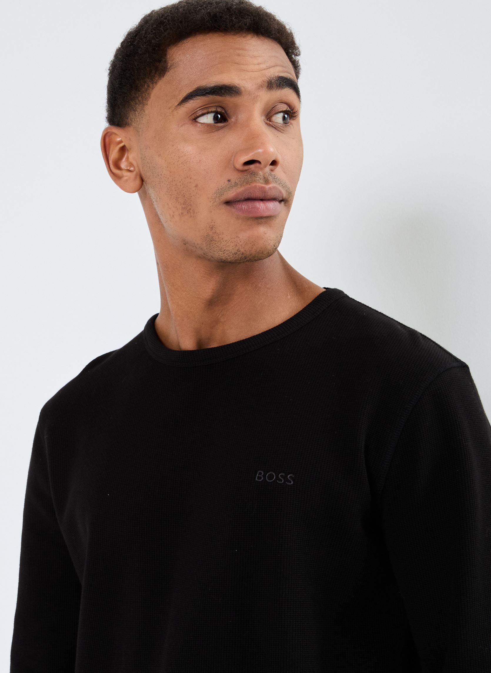 Tee-shirts manches longues Tempesto homme noir BOSS Tee-shirts manches longues Tempesto homme noir 001-Black