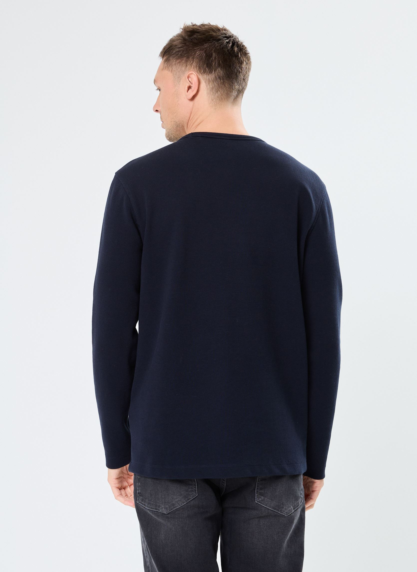 Tee-shirts manches longues Tempesto homme bleu BOSS Tee-shirts manches longues Tempesto homme bleu 404-DARK BLUE