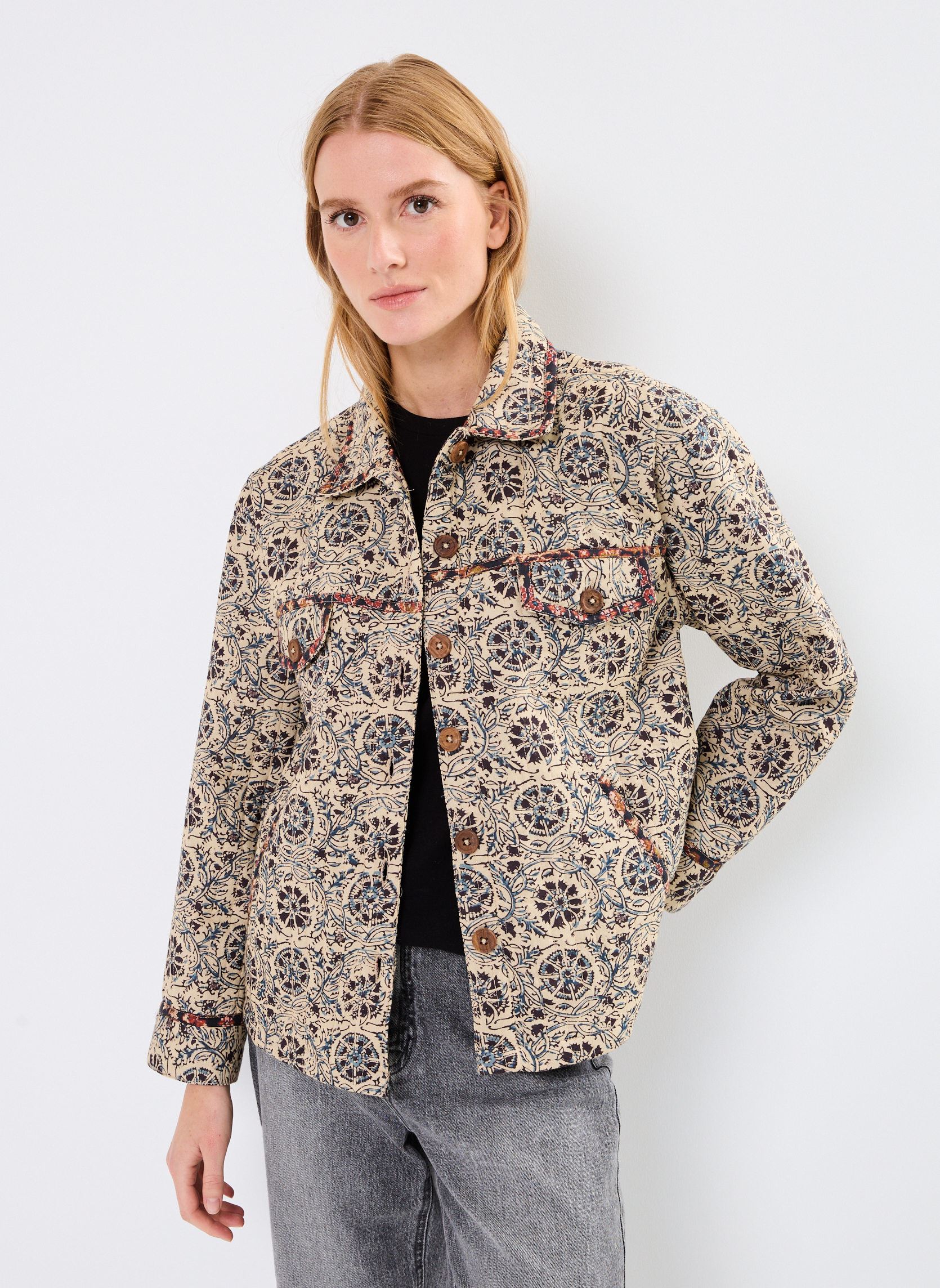 Jacken ANOUSHKA damen mehrfarbig Maison Hotel Jacken ANOUSHKA damen mehrfarbig Ice Blue