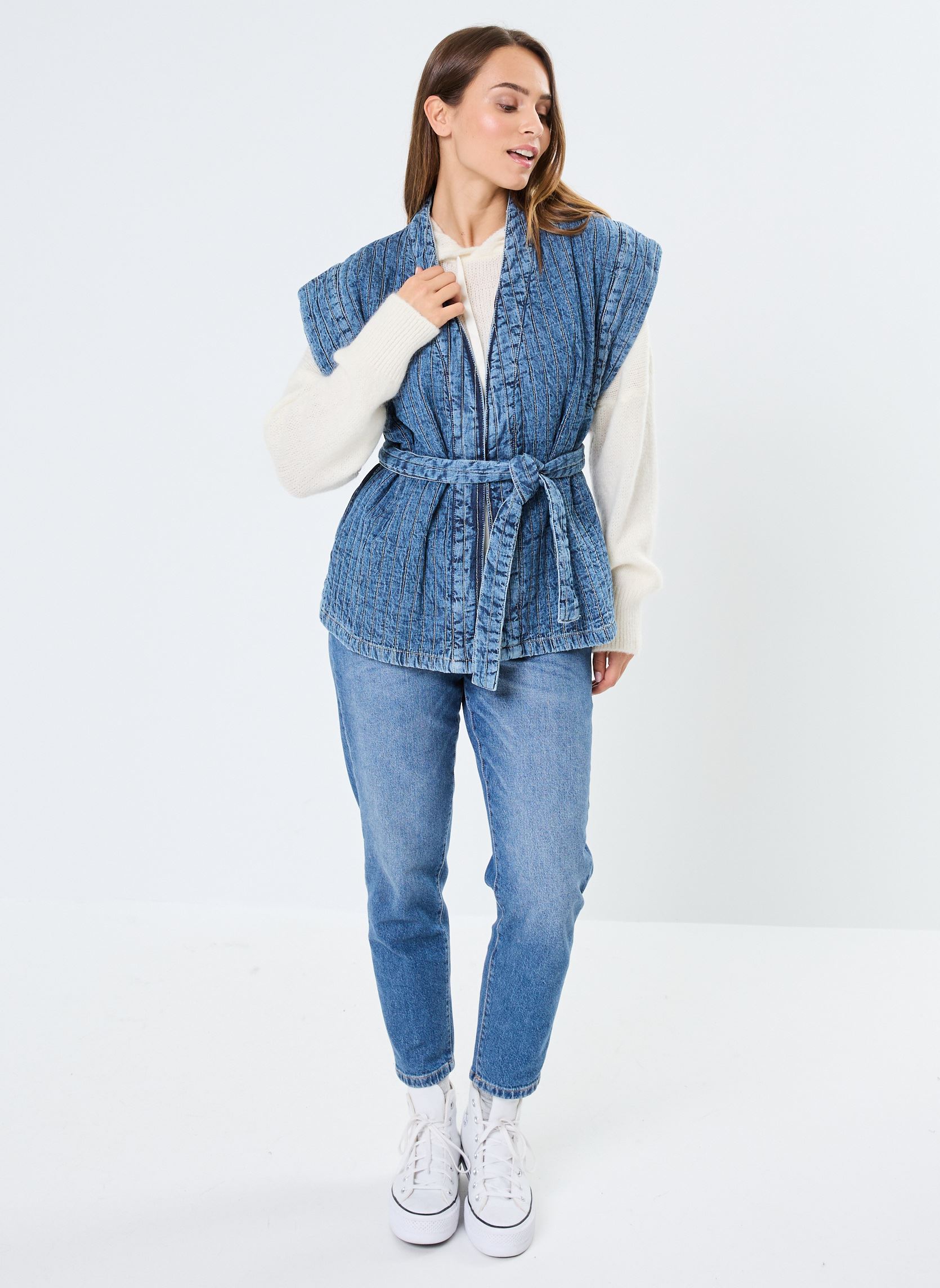 Spijkerjassen ELSA dames blauw Maison Hotel Spijkerjassen ELSA dames blauw BLUE MOON