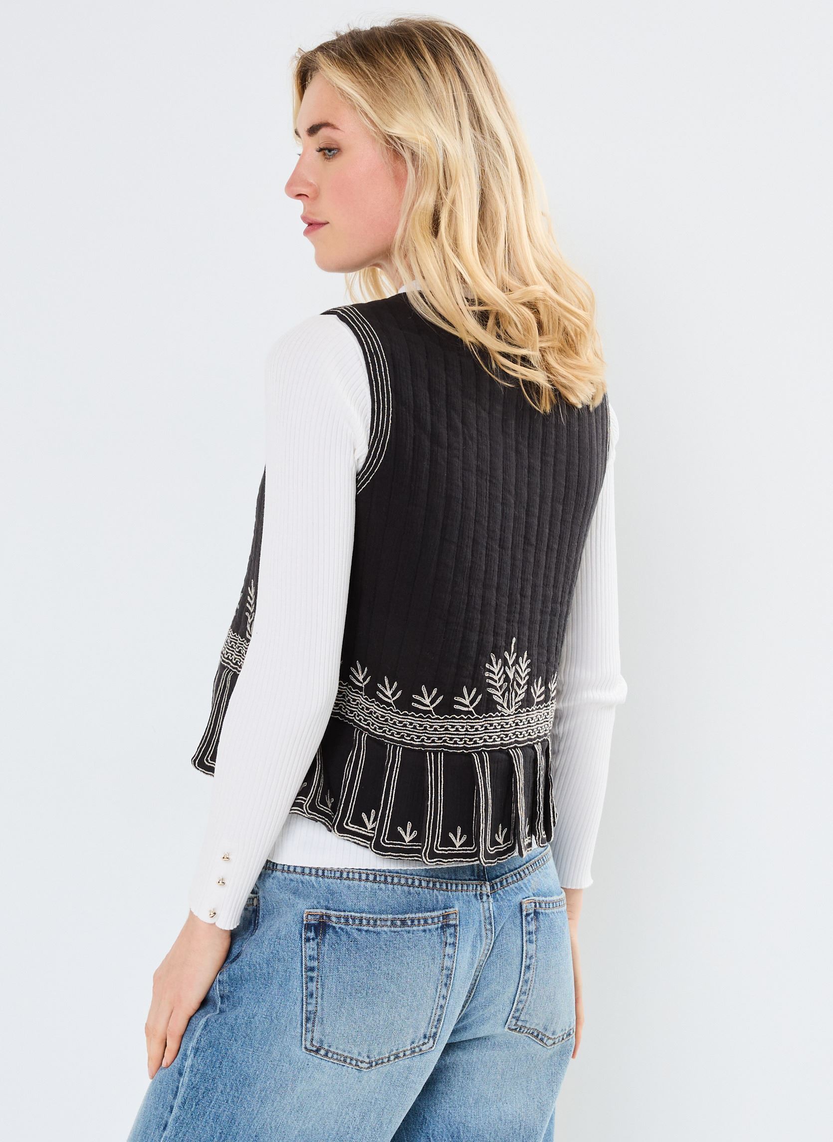 Tops GABRI dames zwart Maison Hotel Tops GABRI dames zwart Midnight
