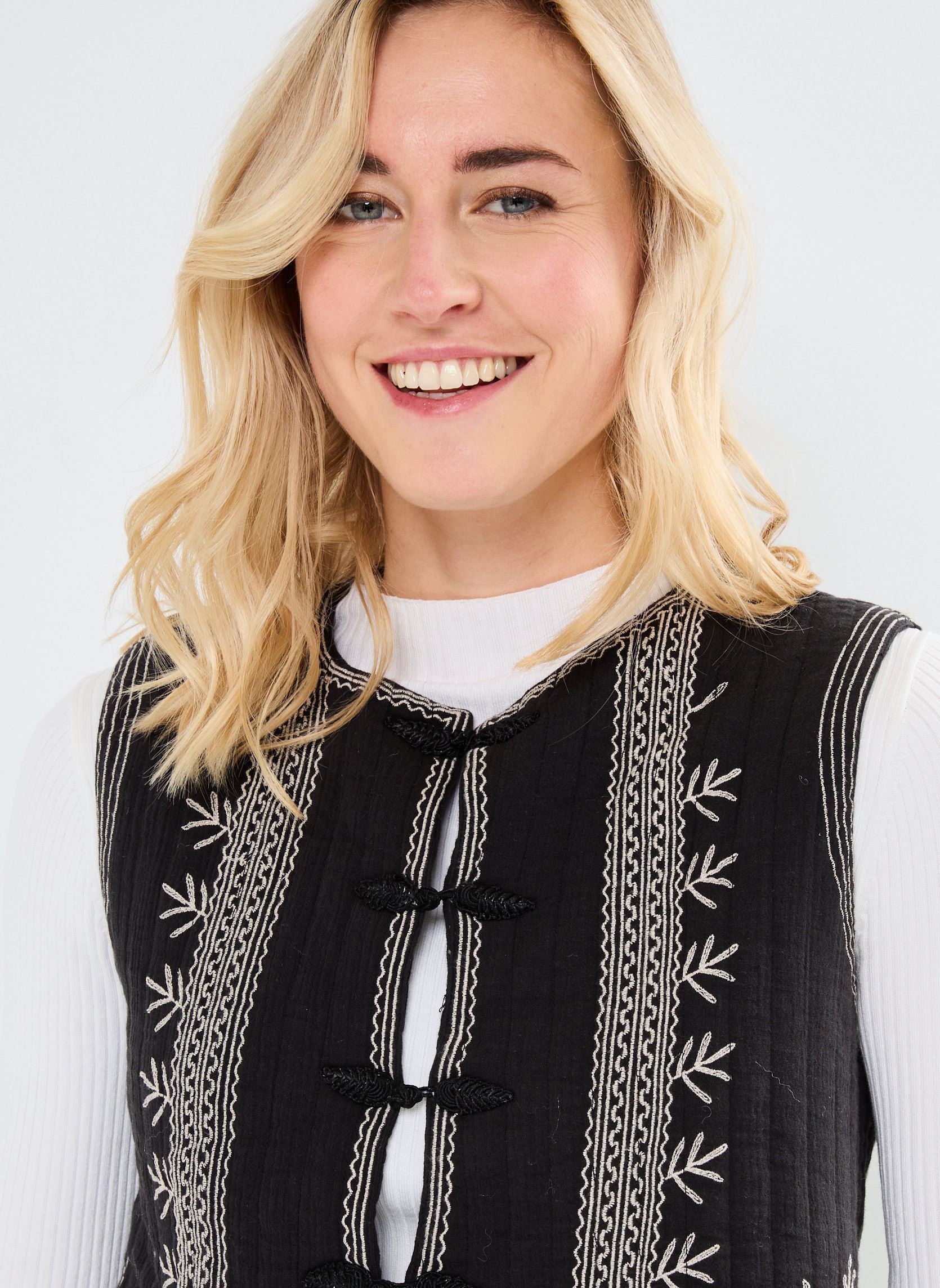 Tops GABRI dames zwart Maison Hotel Tops GABRI dames zwart Midnight