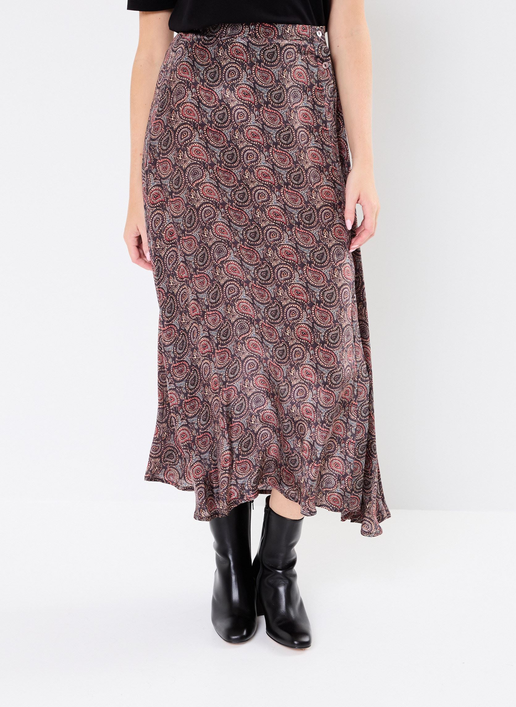Jupes mi-longues LULU femme noir Maison Hotel Jupes mi-longues LULU femme noir STARRY NIGHT