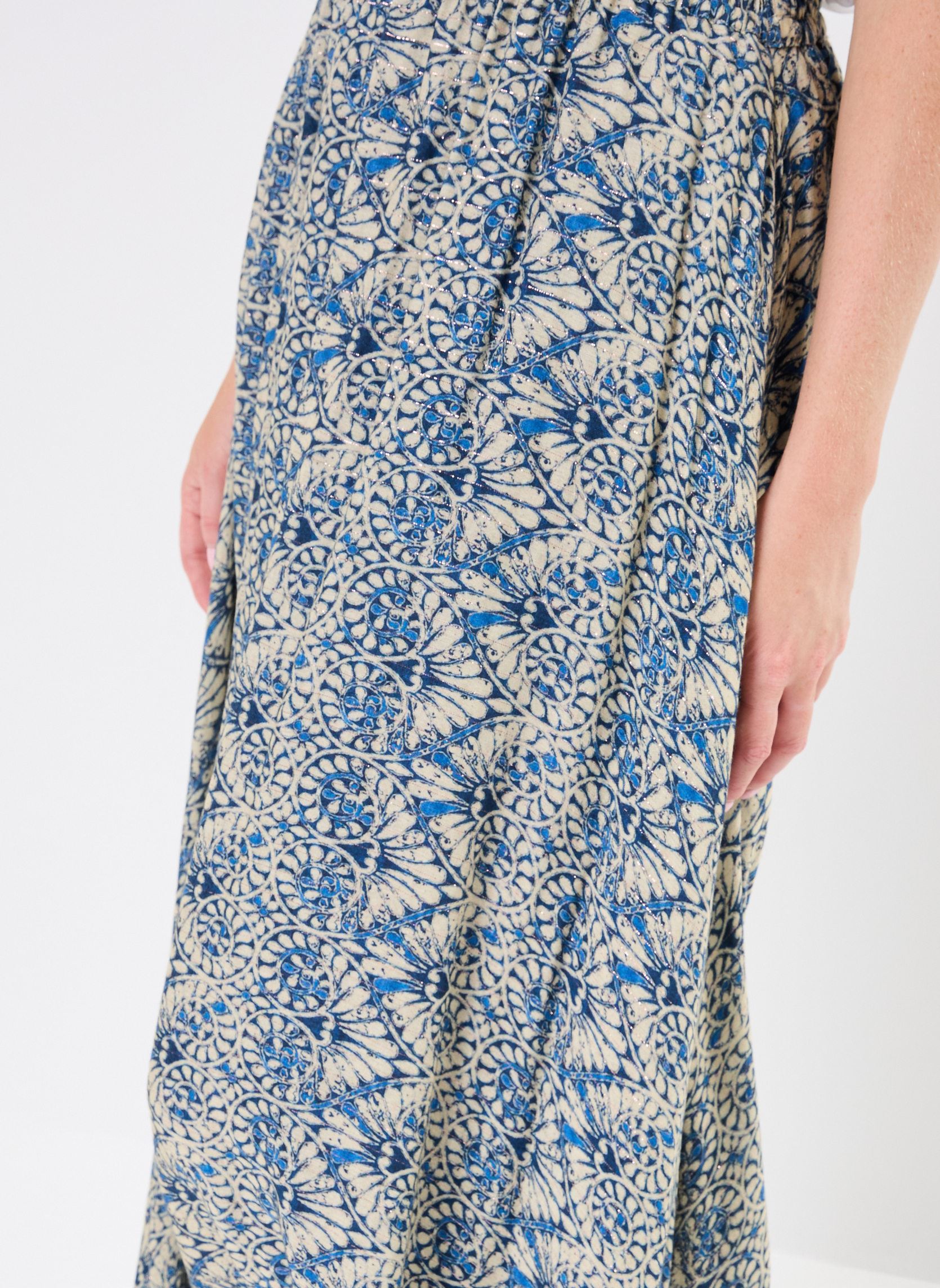 Lange rokken INES dames blauw Maison Hotel Lange rokken INES dames blauw Lapis Lazuli