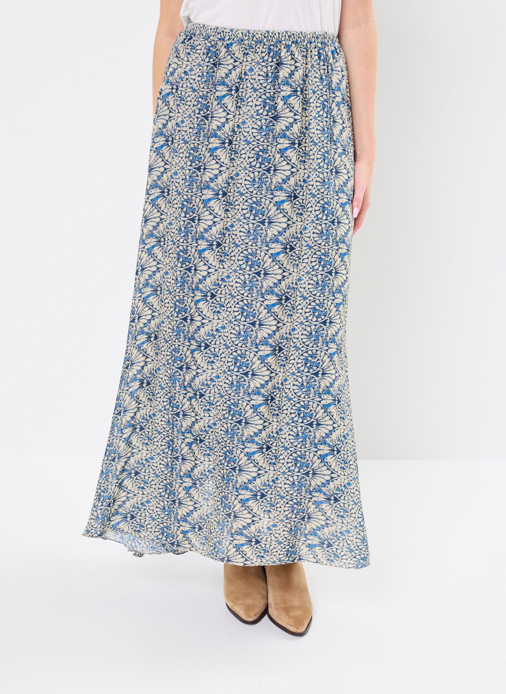 Lange rokken INES dames blauw Maison Hotel Lange rokken INES dames blauw Lapis Lazuli