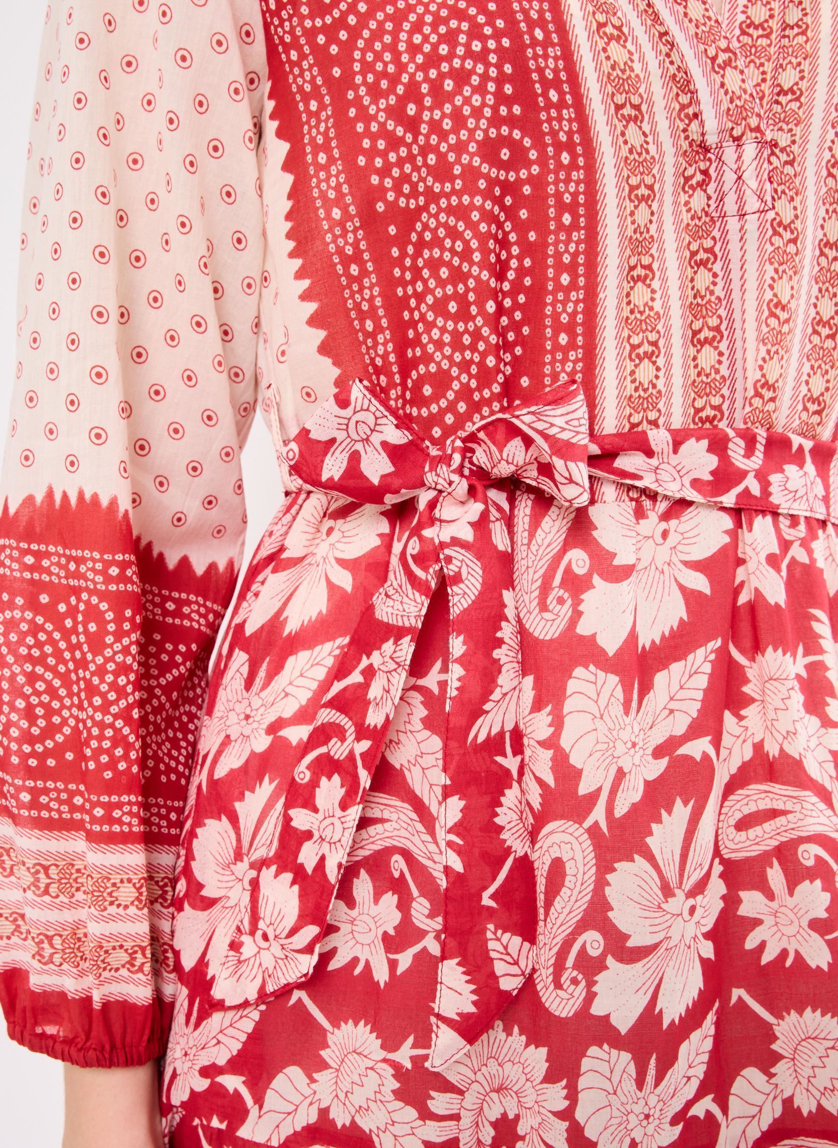 Lange Kleider MACARENA damen rot Maison Hotel Lange Kleider MACARENA damen rot SANGRIA