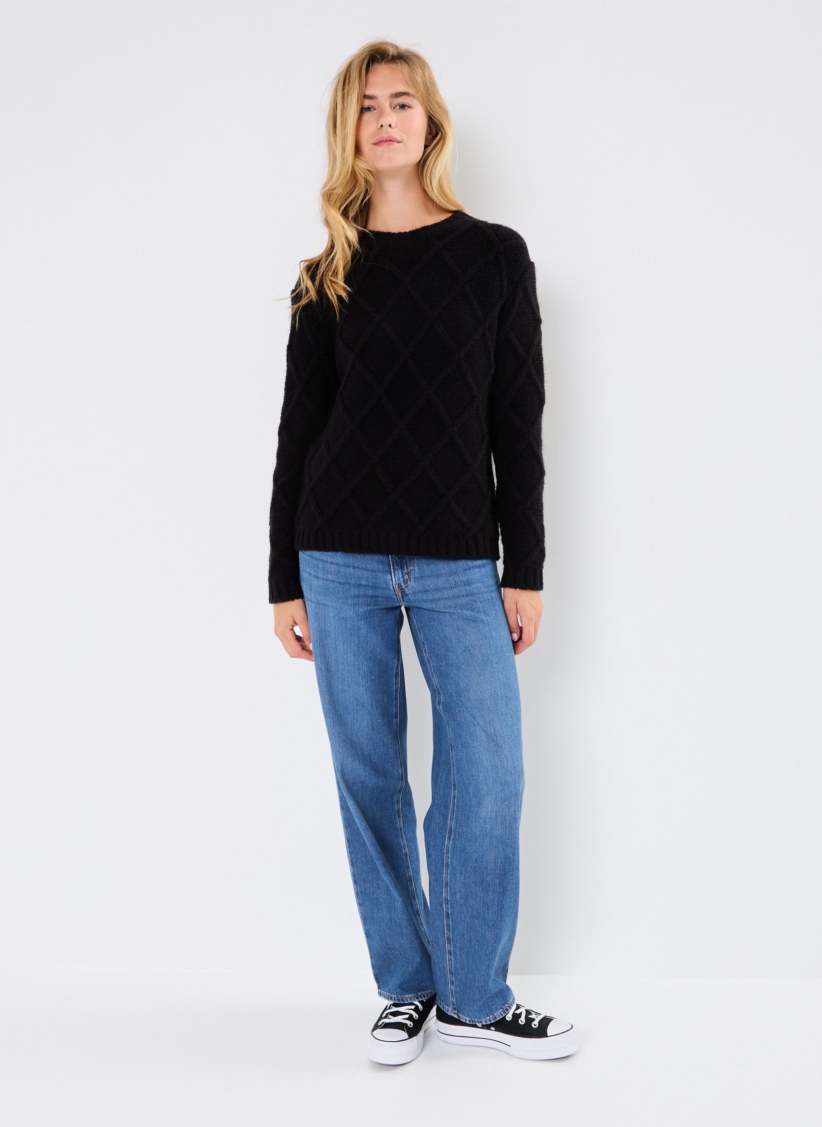 Pullover BRUCE damen schwarz Maison Hotel Pullover BRUCE damen schwarz Black