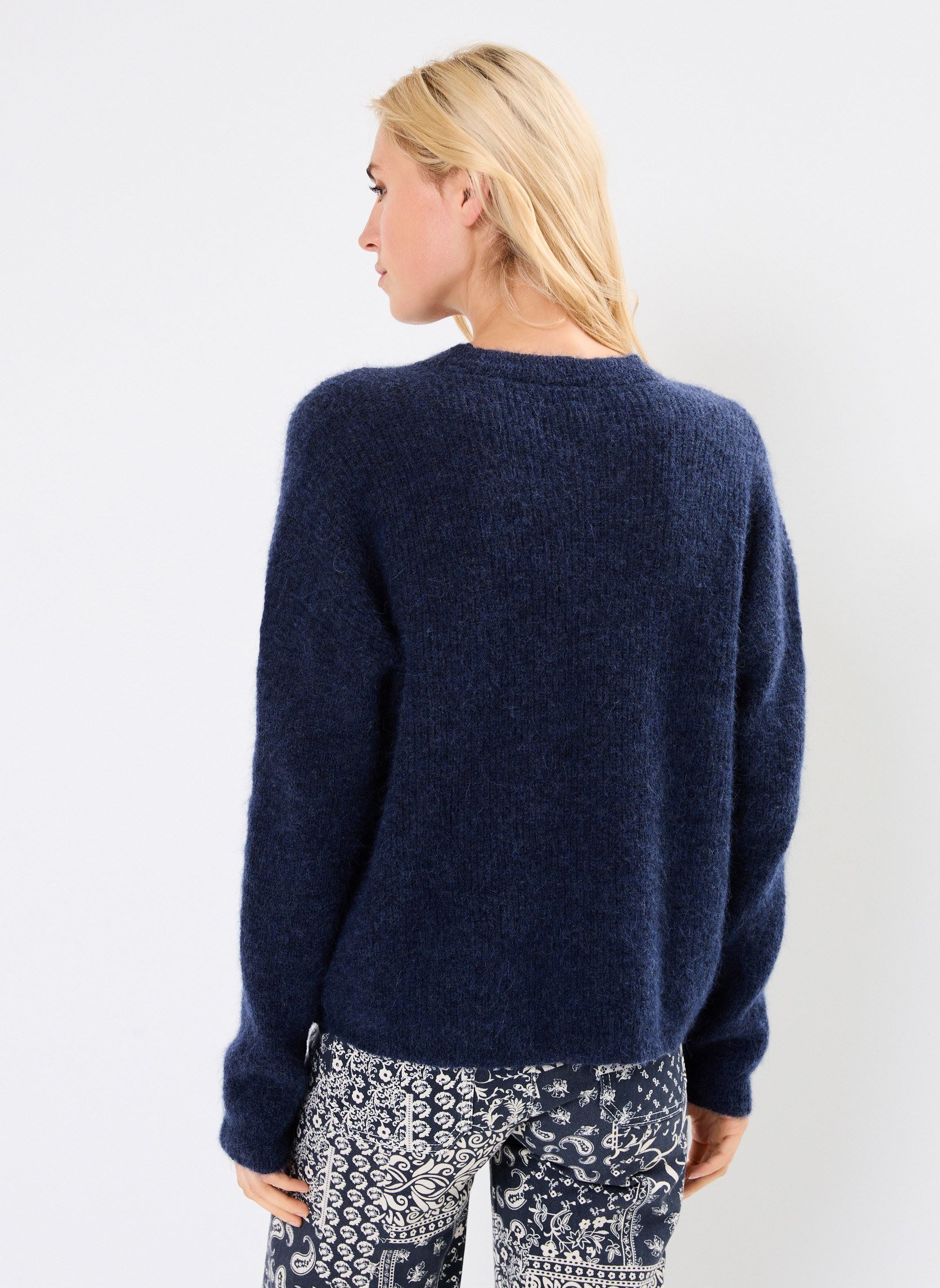 Pulls PHILIPPO femme bleu Maison Hotel Pulls PHILIPPO femme bleu BLUEBERRY