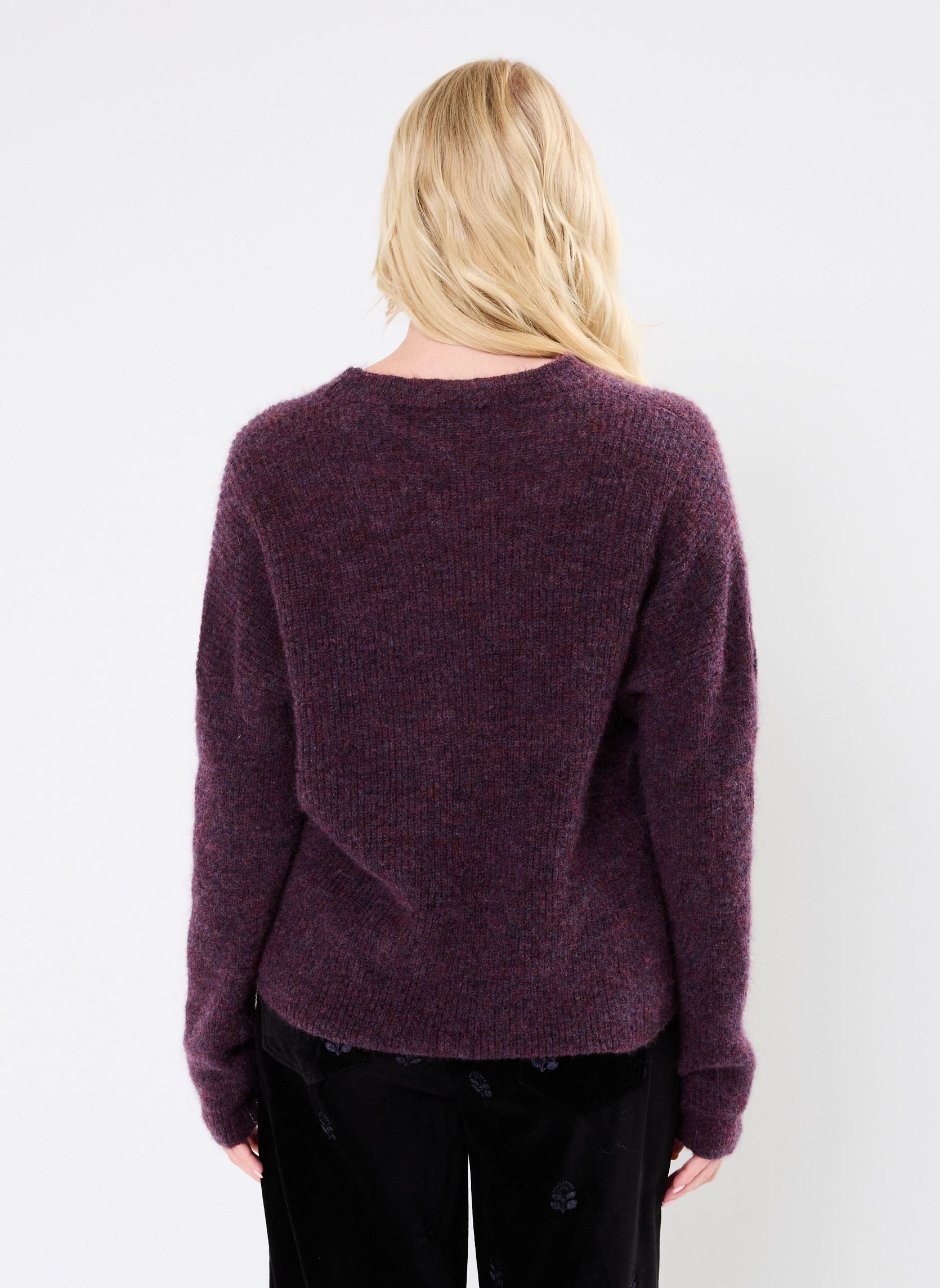Pullover PHILIPPO damen violett Maison Hotel Pullover PHILIPPO damen violett Grape