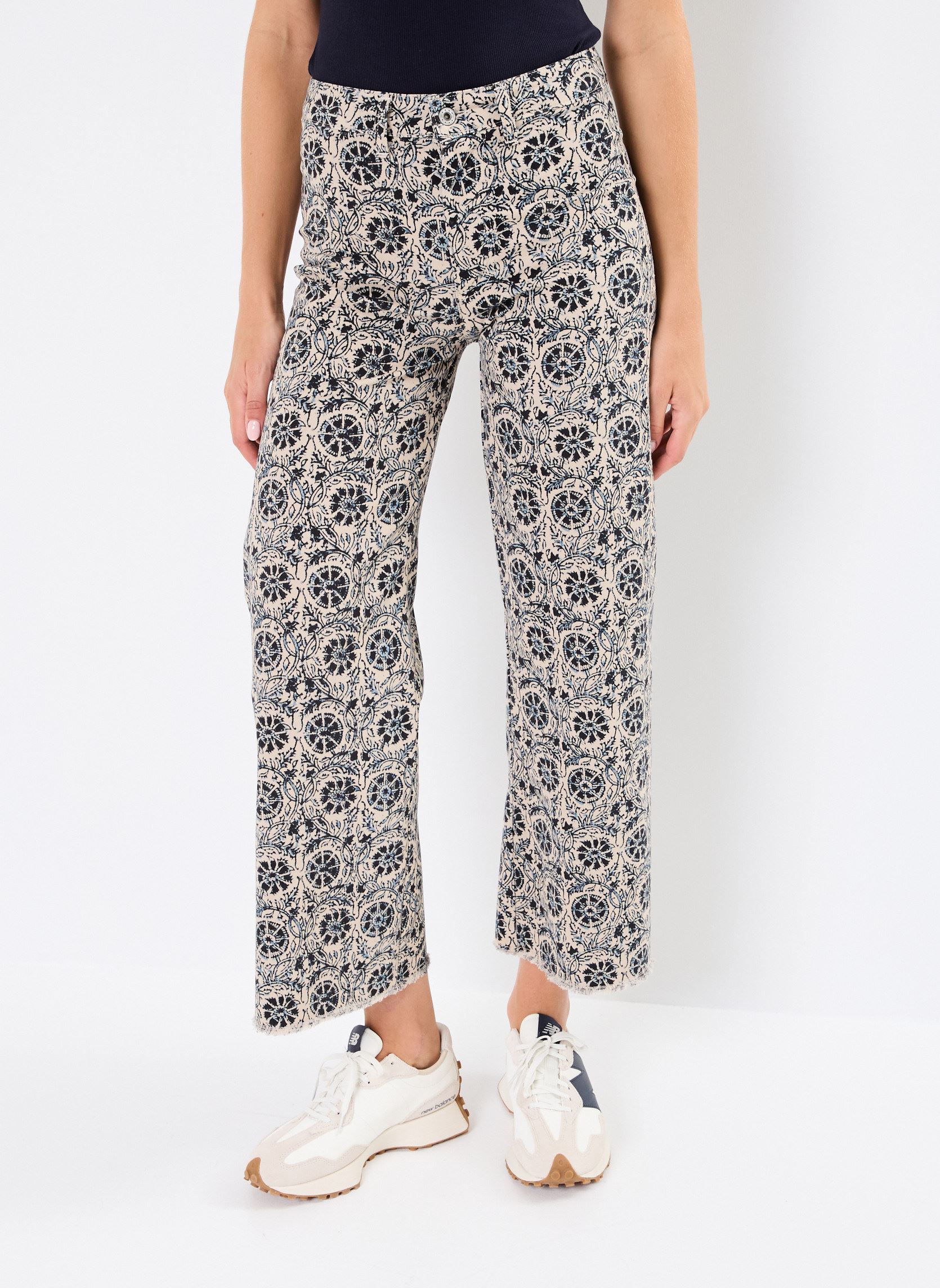 Pantalons larges INDIANO femme bleu Maison Hotel Pantalons larges INDIANO femme bleu STARRY NIGHT