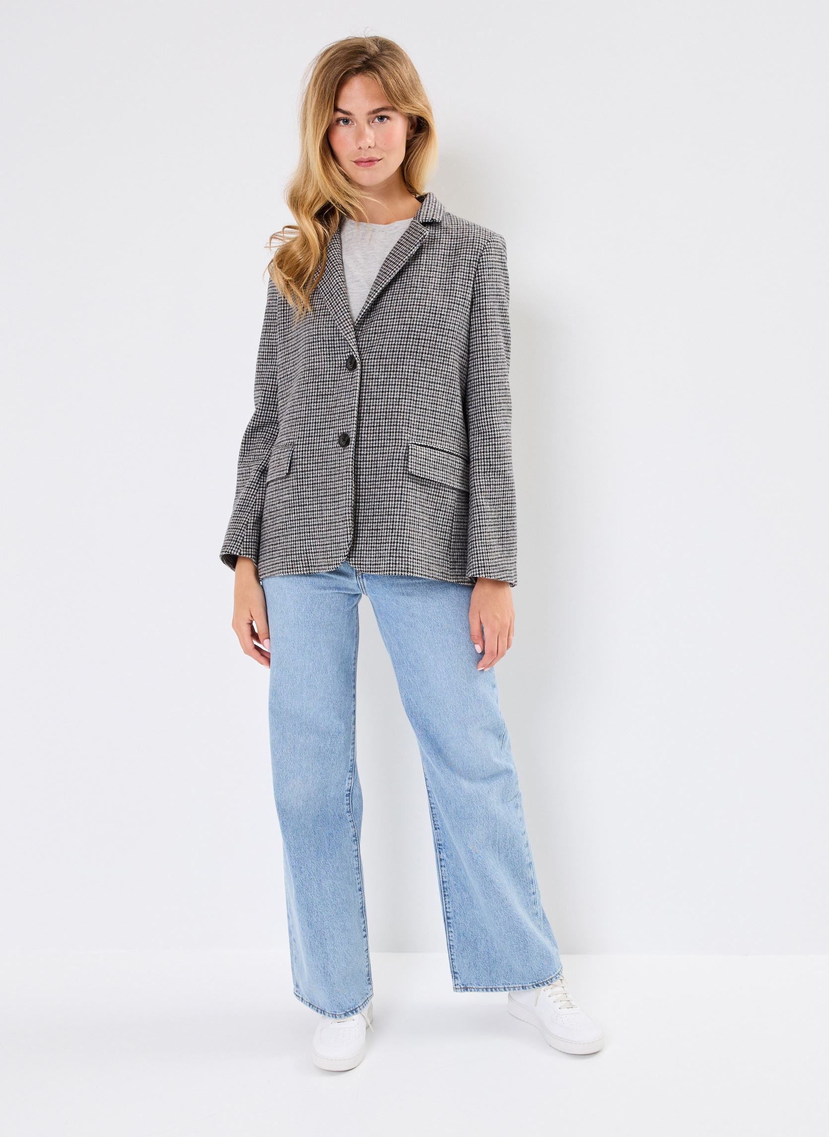 Blazer LOUISE damen grau Maison Hotel Blazer LOUISE damen grau Fossil