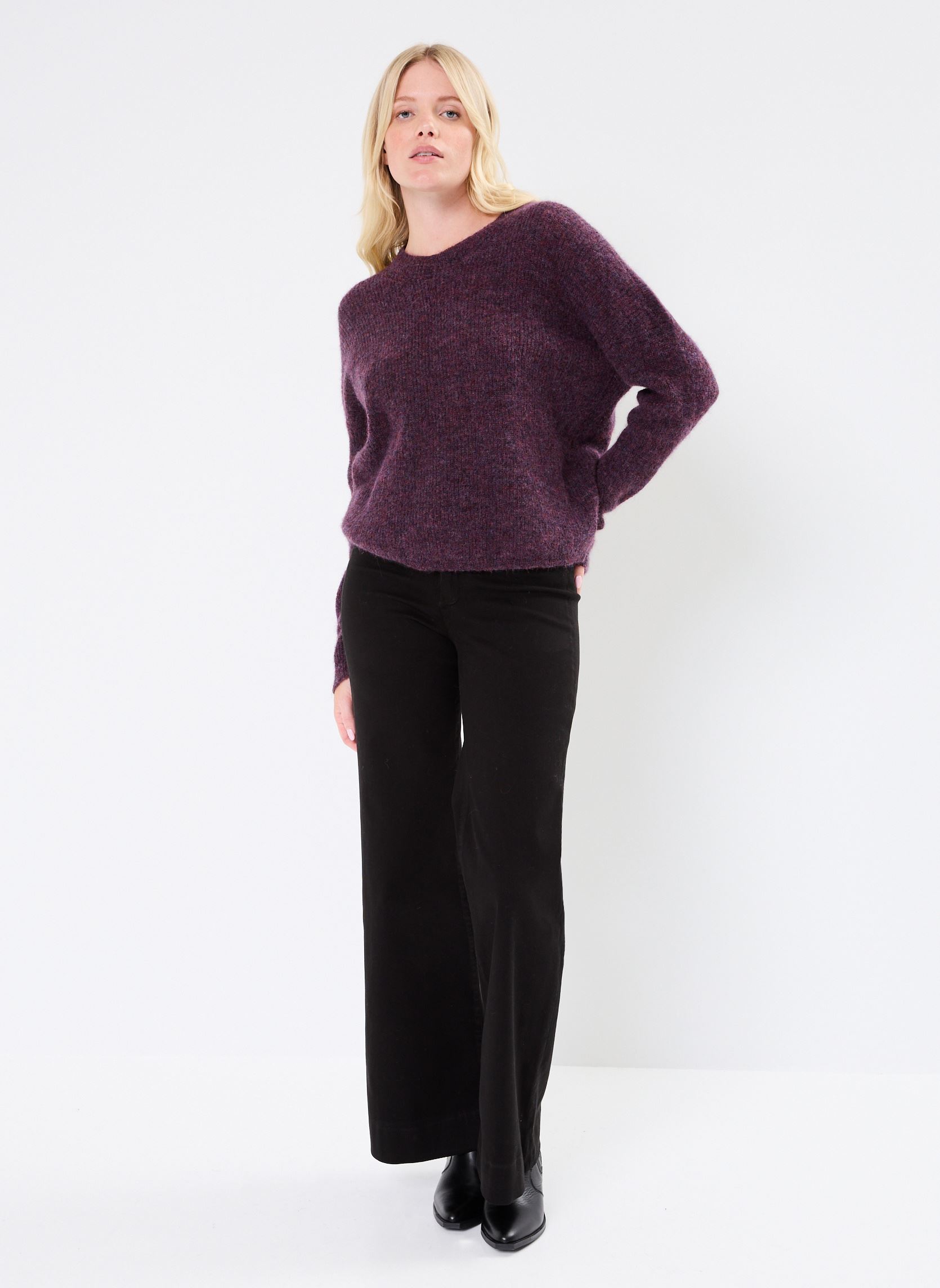 Pantalons larges VIVA femme noir Maison Hotel Pantalons larges VIVA femme noir Black