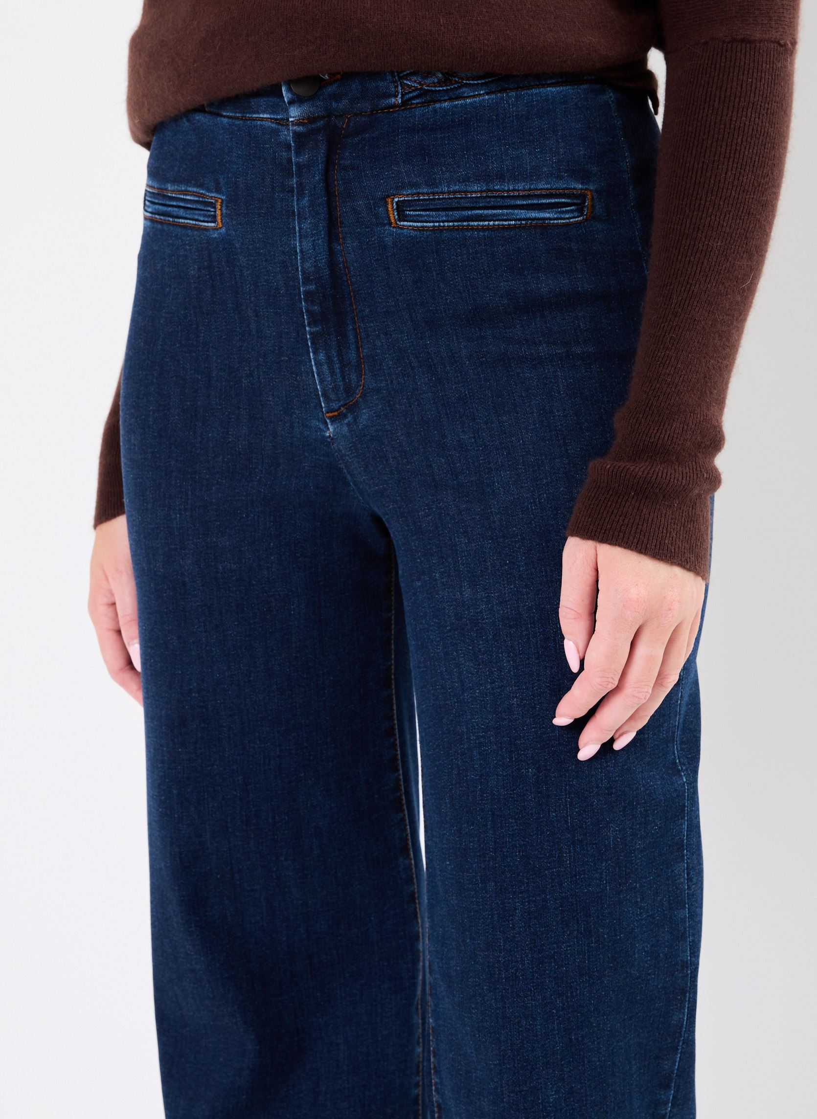 Weite Jeans ROSS damen blau Maison Hotel Weite Jeans ROSS damen blau Denim