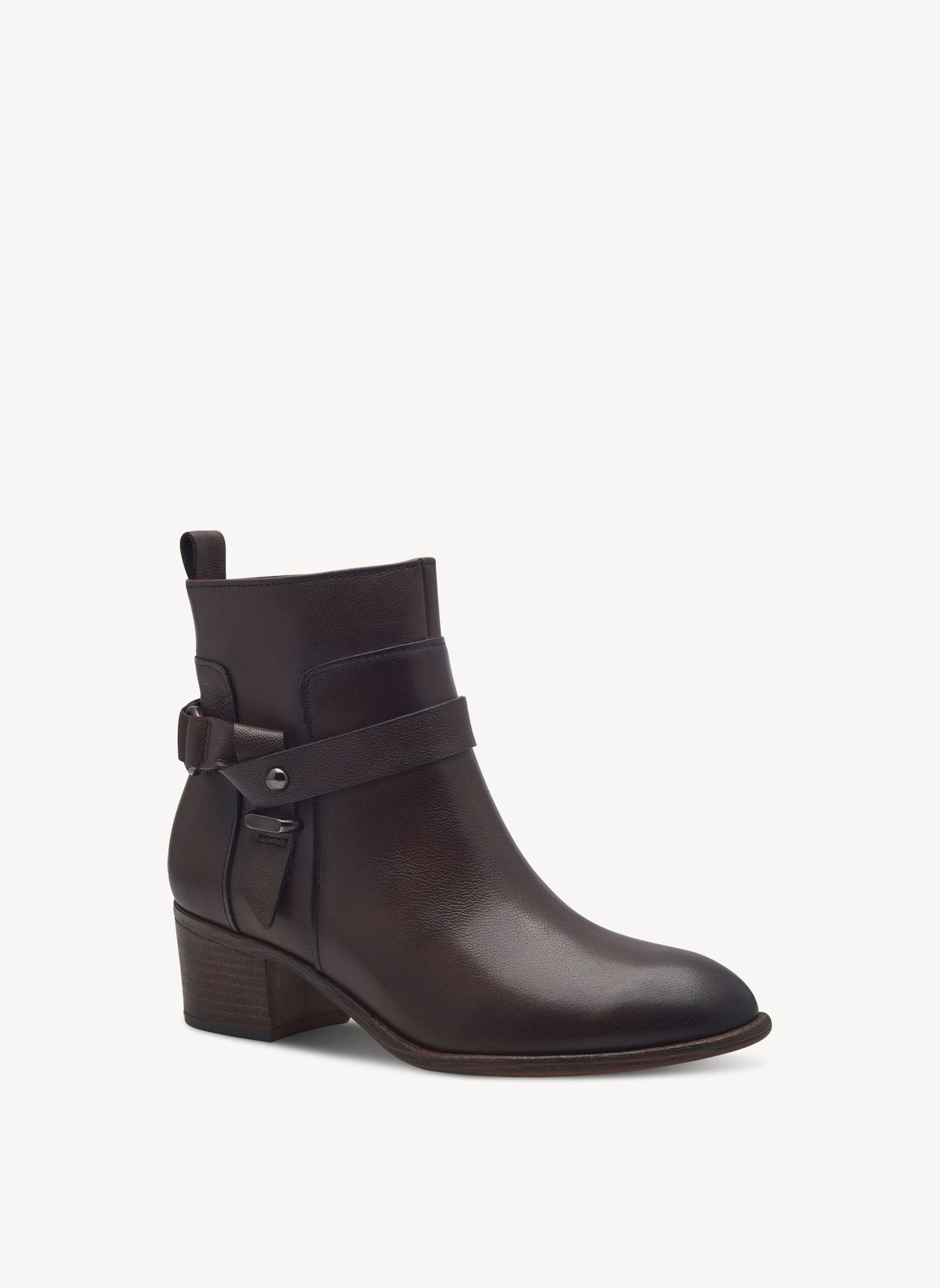 Bottines Femme Marco France – Cuir Noir, Taille 38, Style Bottillon