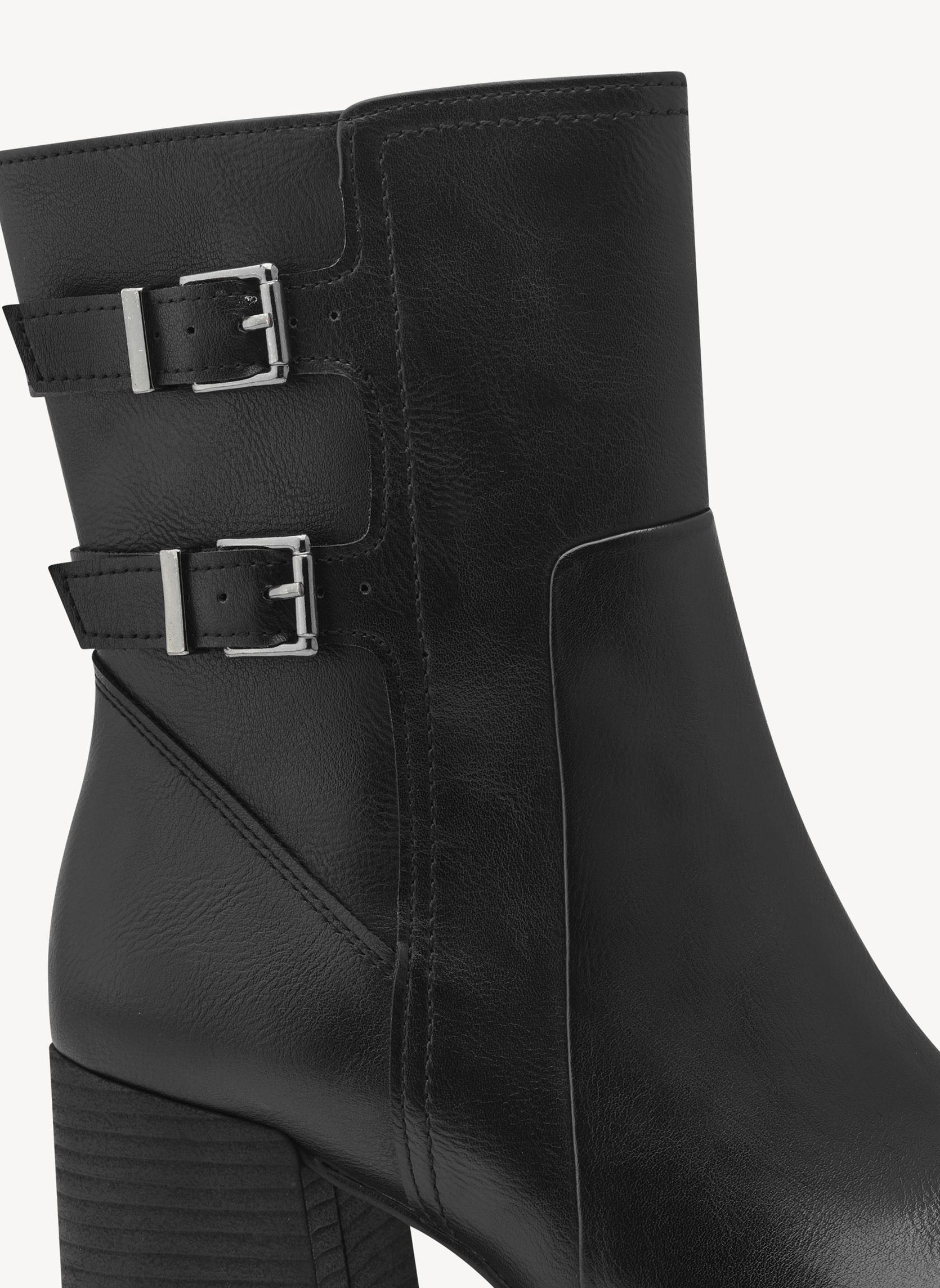 Bottines Femme Marco France – Cuir Noir, Taille 38, Style Bottillon