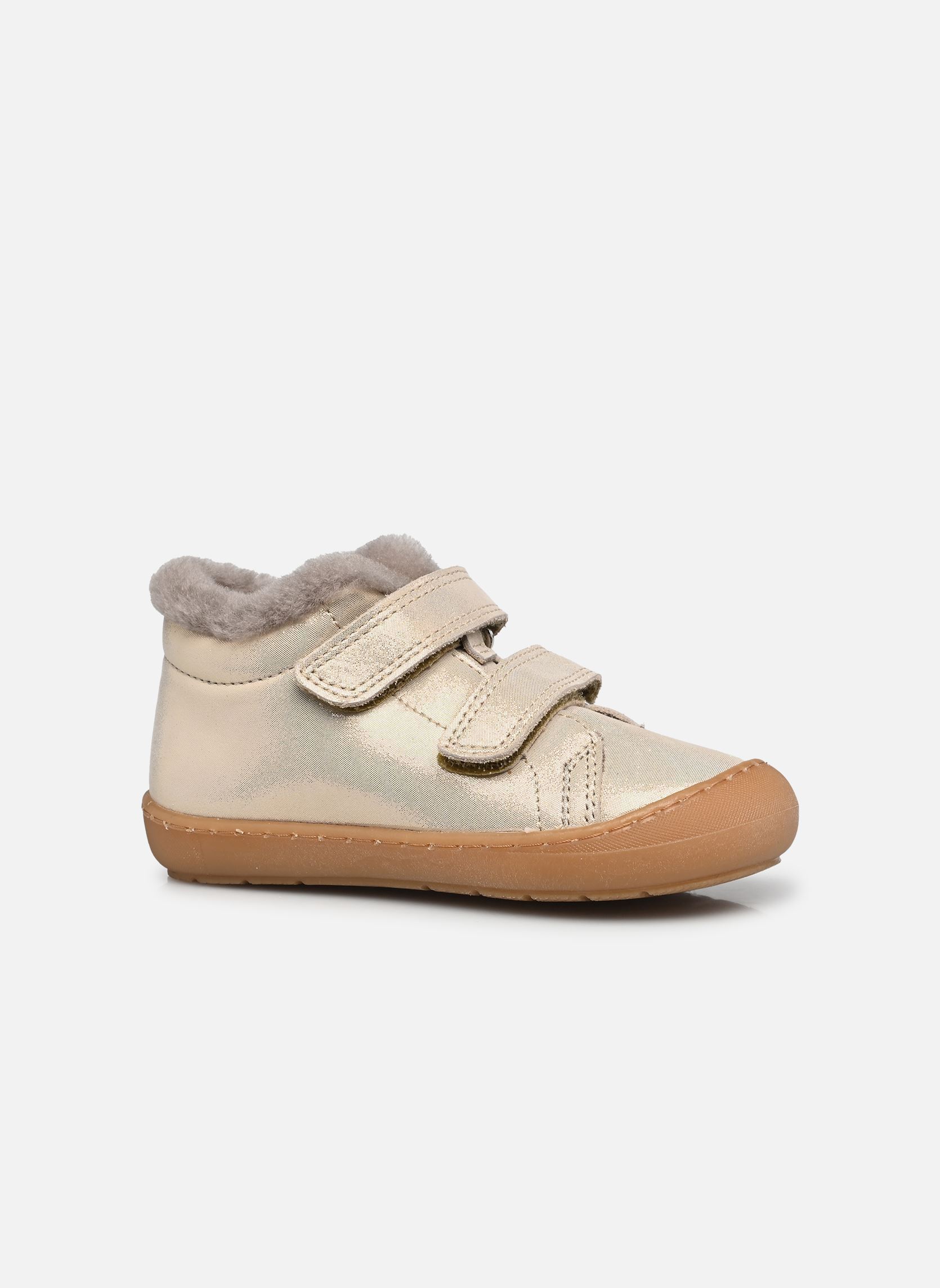 Bottines Ollie furry fille blanc Froddo Bottines Ollie furry fille blanc GOLD SHINE