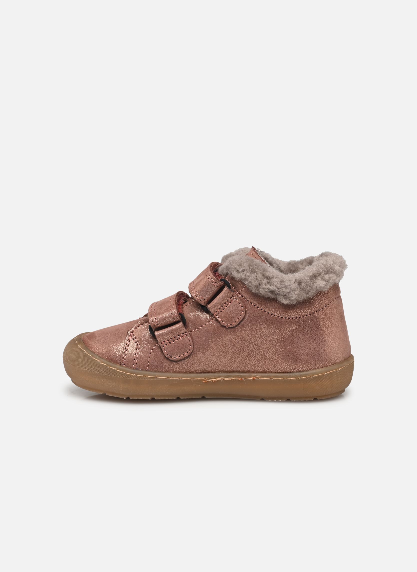 Botas Ollie furry niña rosa Froddo Botas Ollie furry niña rosa ROSE MÉTALLISÉ