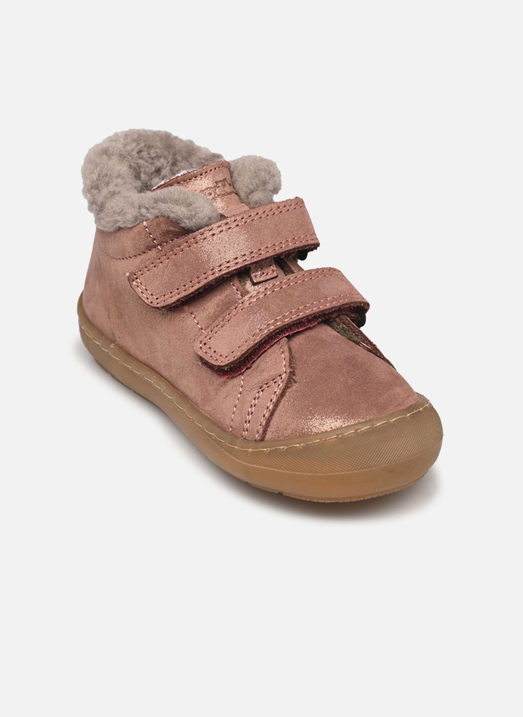 Botas Ollie furry niña rosa Froddo Botas Ollie furry niña rosa ROSE MÉTALLISÉ
