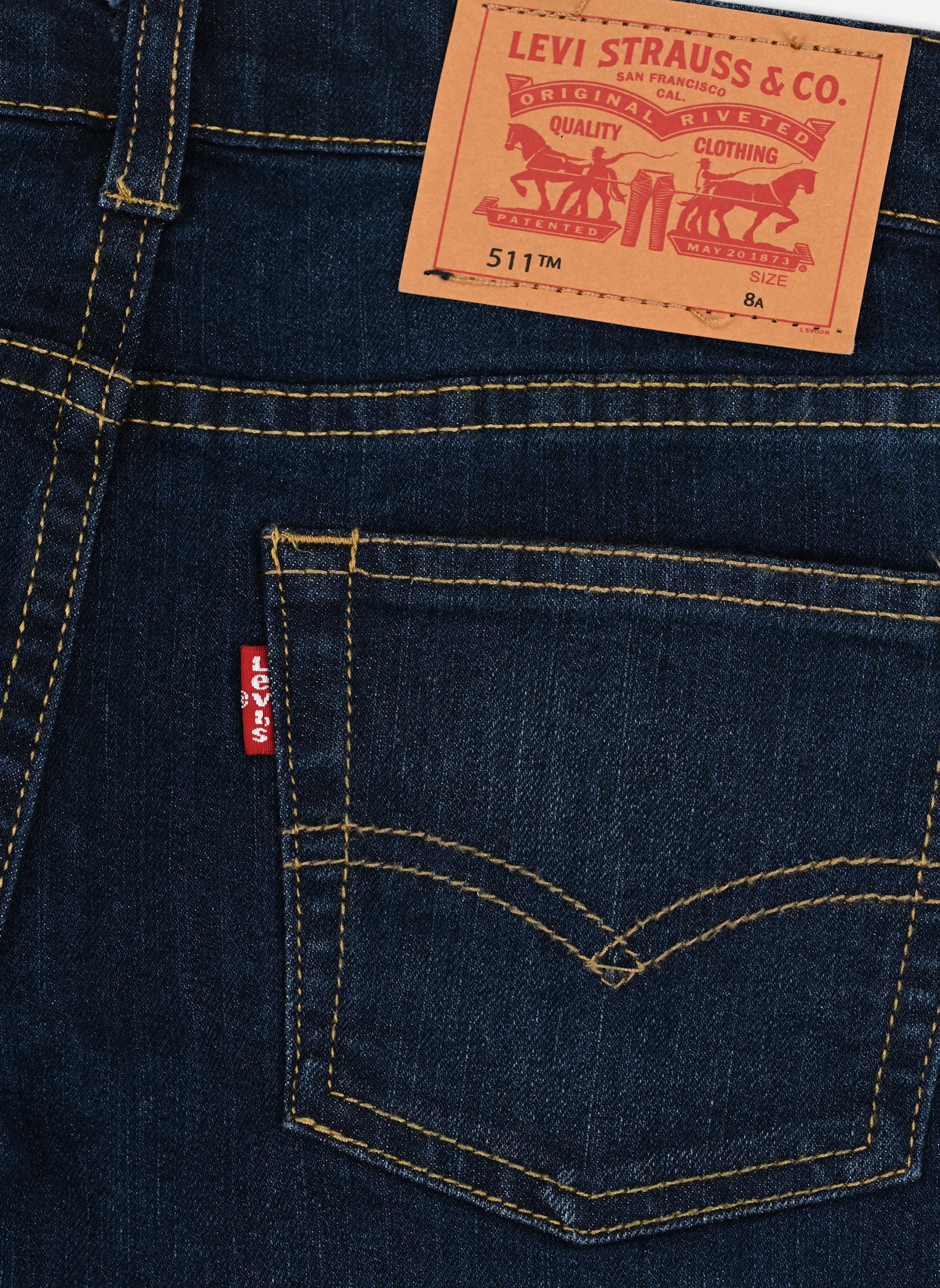 Jeans slim et skinny Levi's 511 Slim Fit Jeans garçon bleu Levi's Kids Jeans slim et skinny Levi's 511 Slim Fit Jeans garçon bleu RUSHMORE