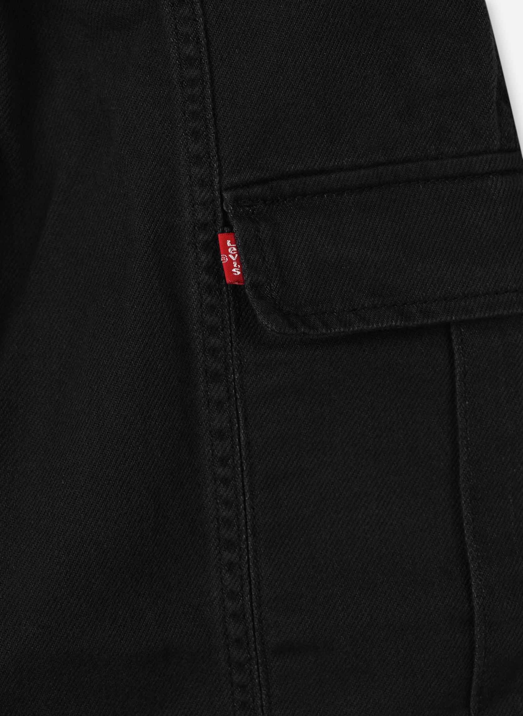 Hosen Levi's Twill '94 Baggy Wide Leg C mädchen schwarz Levi's Kids Hosen Levi's Twill '94 Baggy Wide Leg C mädchen schwarz JET BLACK