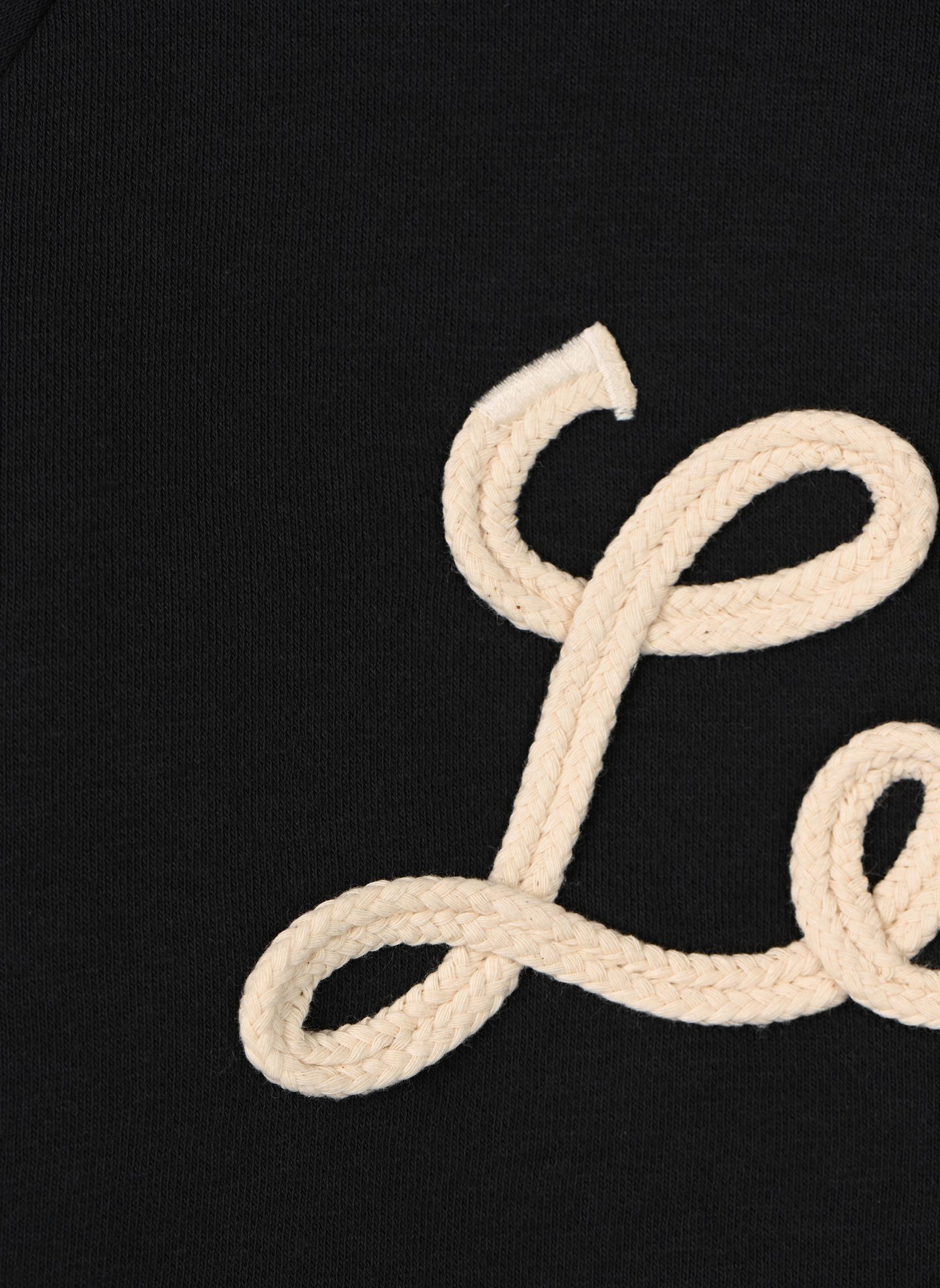Hoodies Levi's Mixed Textures Crew meisjes zwart Levi's Kids Hoodies Levi's Mixed Textures Crew meisjes zwart JET BLACK