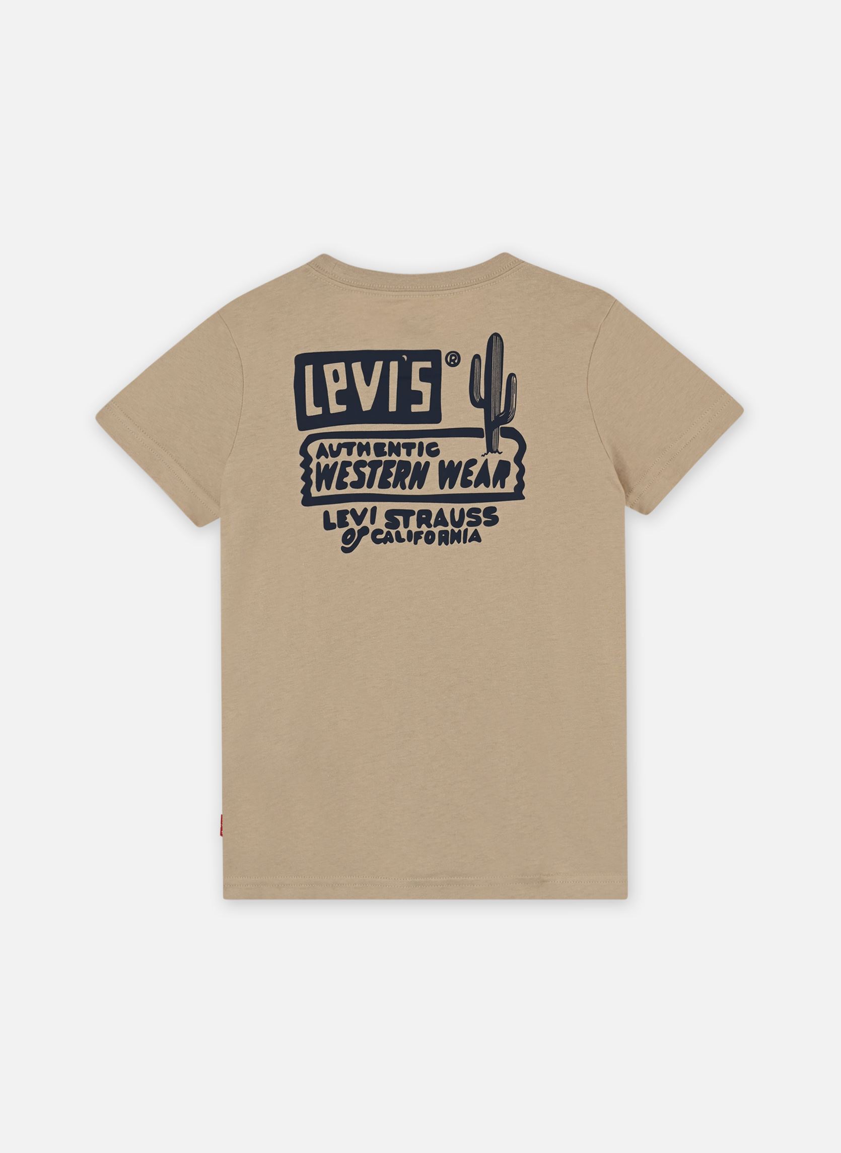 Tee-shirts manches courtes Levi's Cactus Out West Tee garçon beige Levi's Kids Tee-shirts manches courtes Levi's Cactus Out West Tee garçon beige Safari