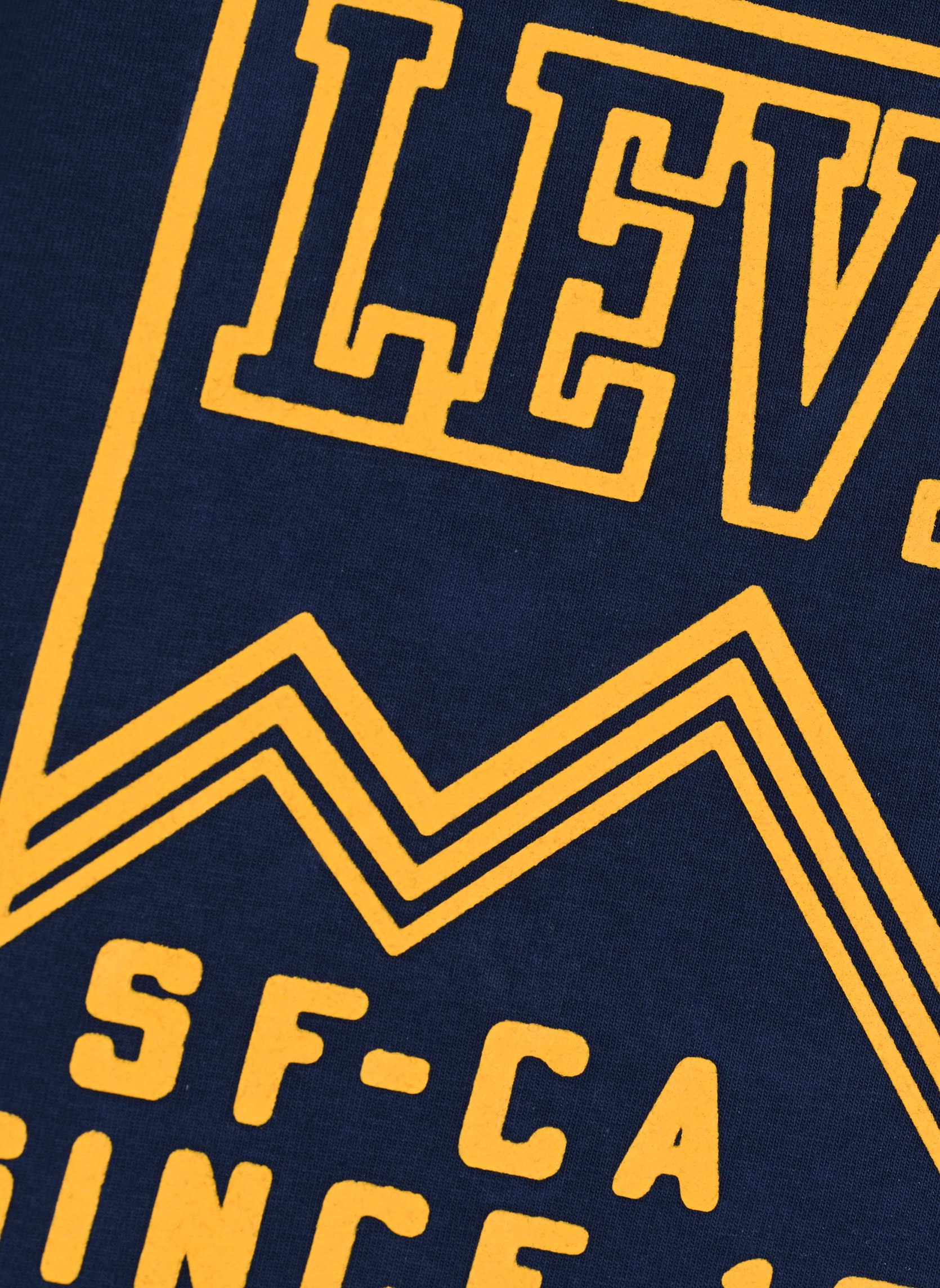 T-shirts met lange mouwen Levi's High Peaks Ls Tee jongens blauw Levi's Kids T-shirts met lange mouwen Levi's High Peaks Ls Tee jongens blauw DRESS BLUES