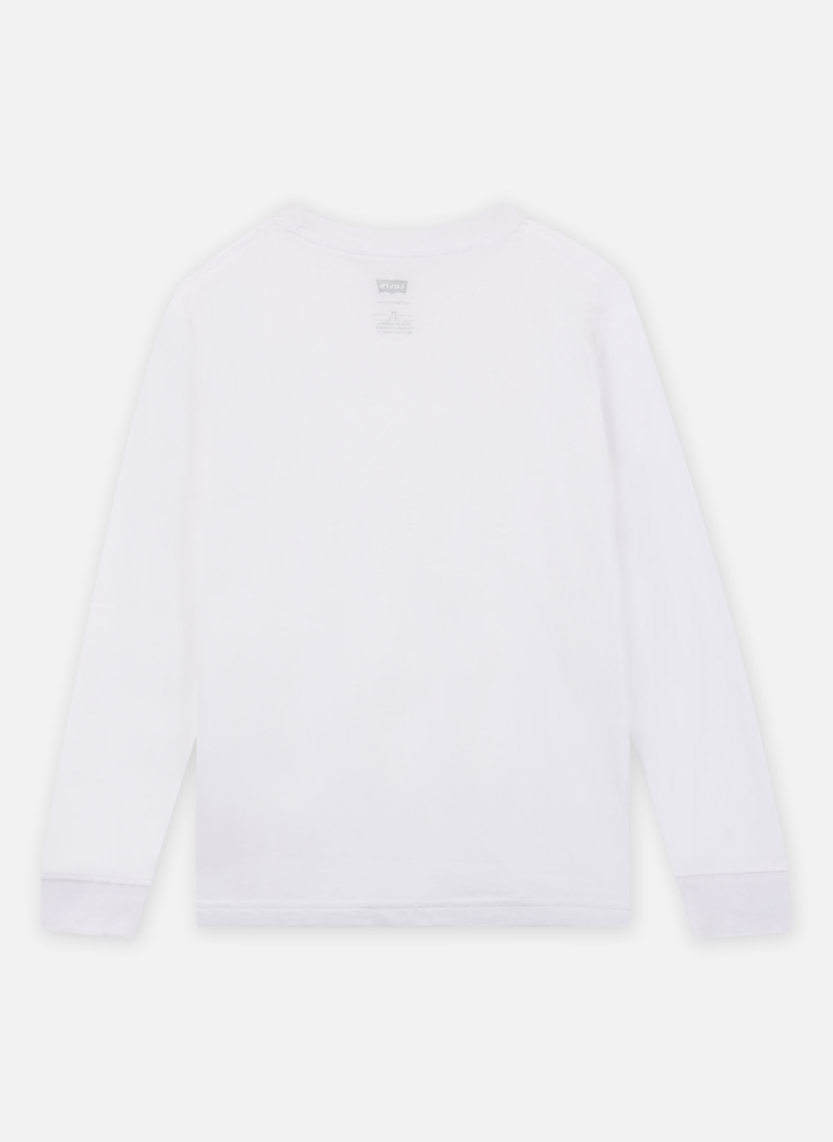 Tee-shirts manches longues Levi's LS Batwing Chesthit Tee garçon blanc Levi's Kids Tee-shirts manches longues Levi's LS Batwing Chesthit Tee garçon blanc White