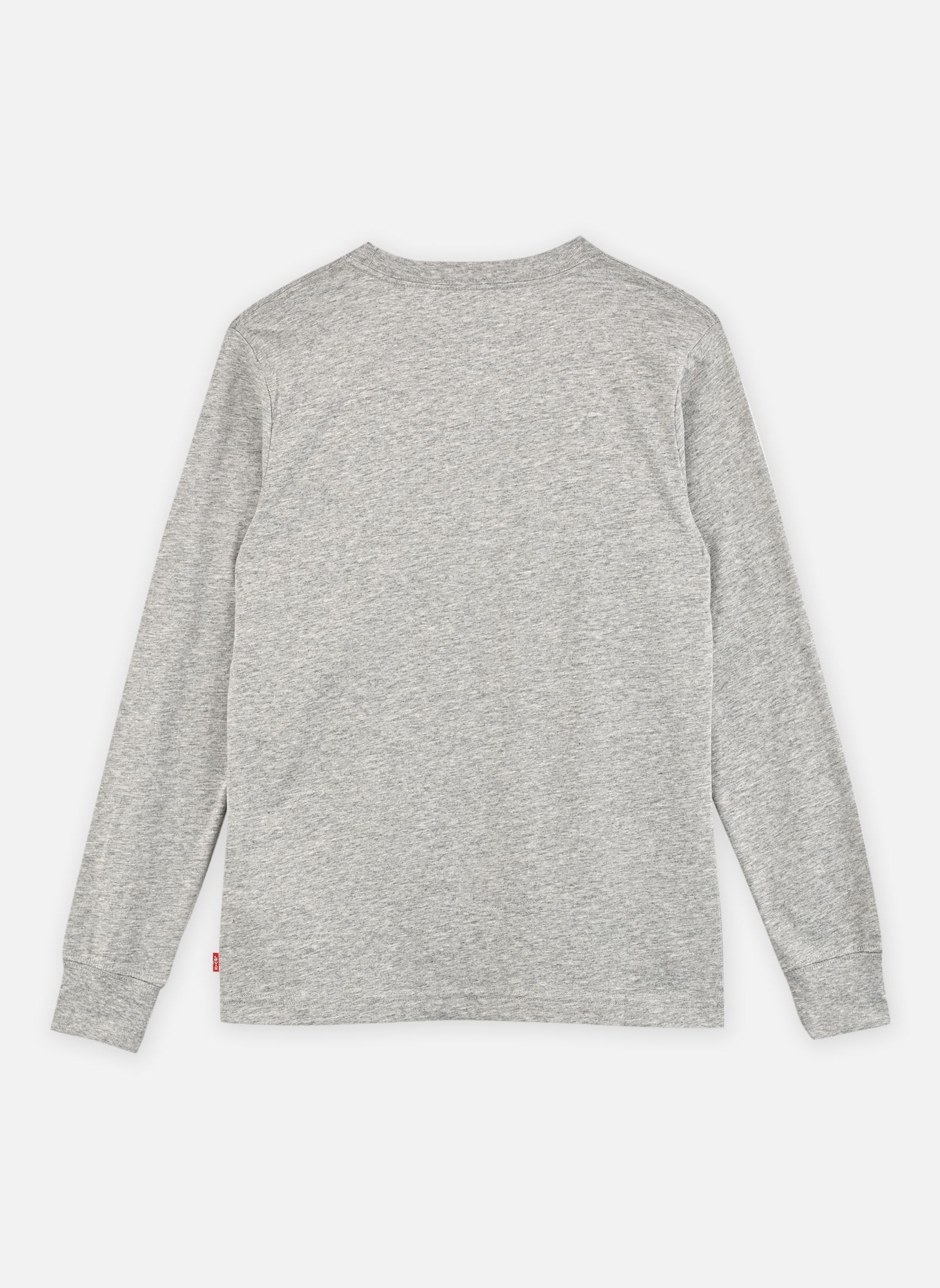 Langarm-T-Shirts Levi's LS Batwing Chesthit Tee jungen grau Levi's Kids Langarm-T-Shirts Levi's LS Batwing Chesthit Tee jungen grau Grey heather