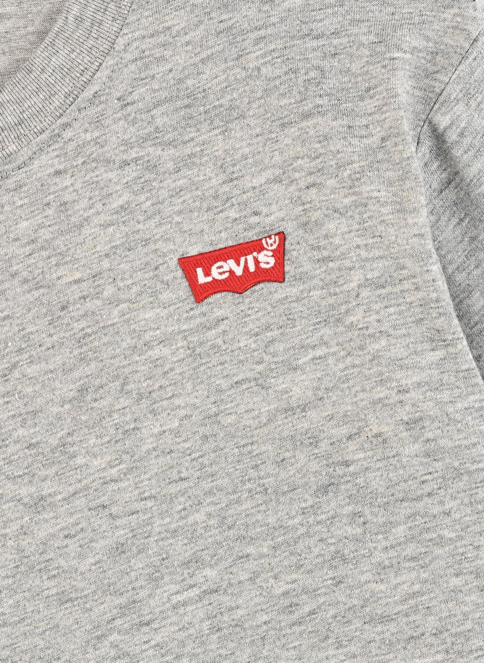 Langarm-T-Shirts Levi's LS Batwing Chesthit Tee jungen grau Levi's Kids Langarm-T-Shirts Levi's LS Batwing Chesthit Tee jungen grau Grey heather