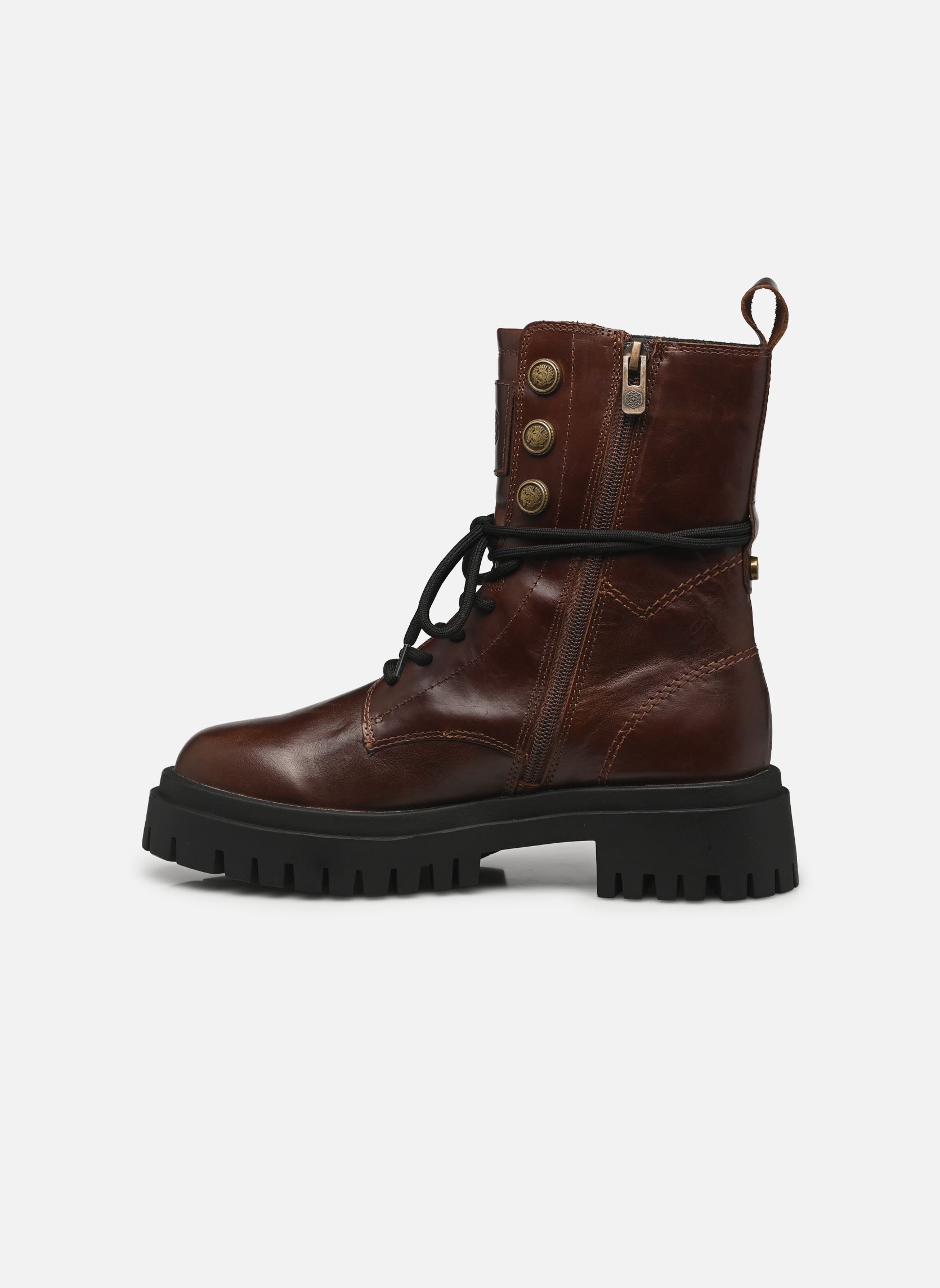 Bottines à lacets Hortense femme marron Karston Bottines à lacets Hortense femme marron marron