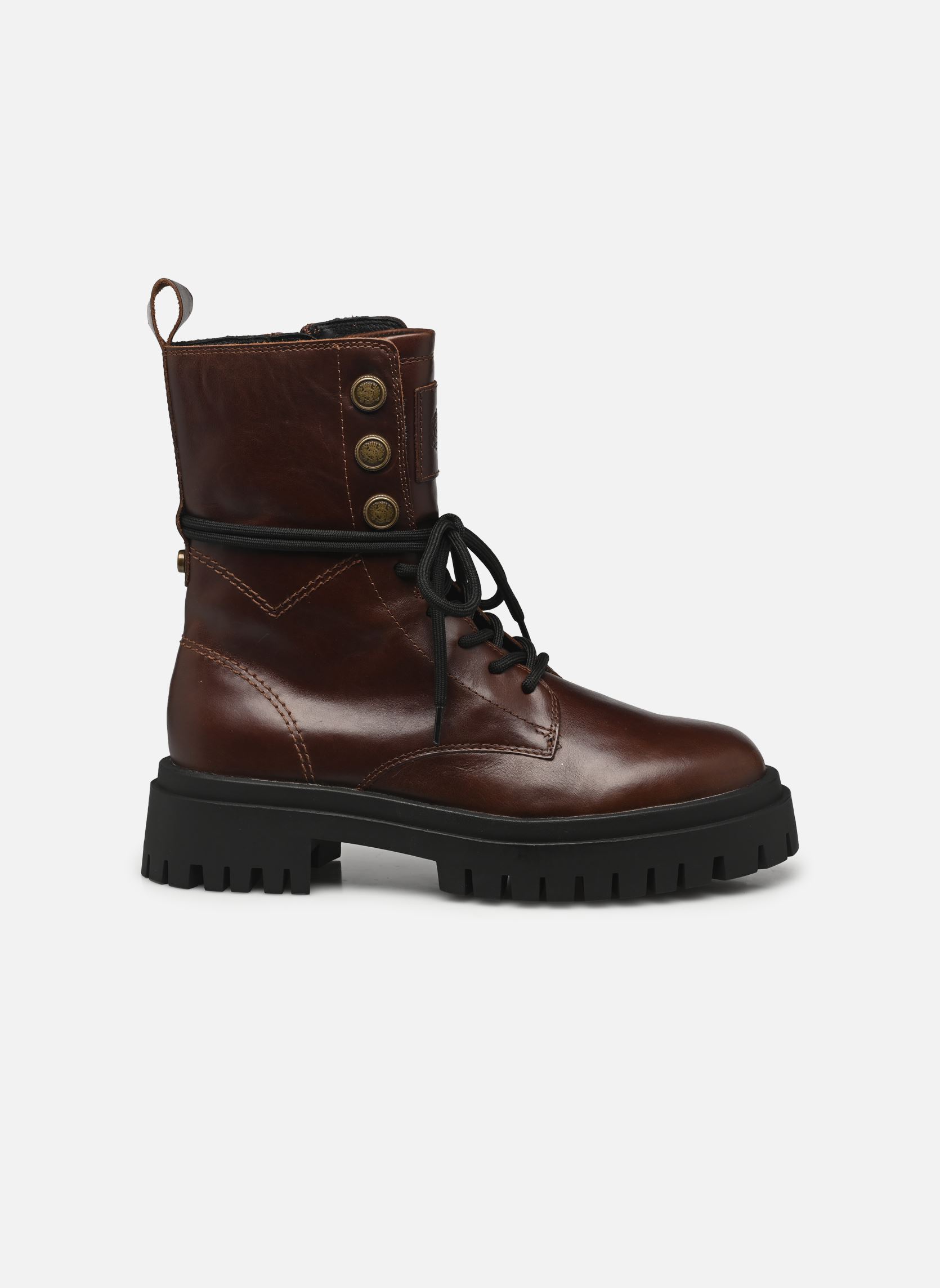 Bottines à lacets Hortense femme marron Karston Bottines à lacets Hortense femme marron marron