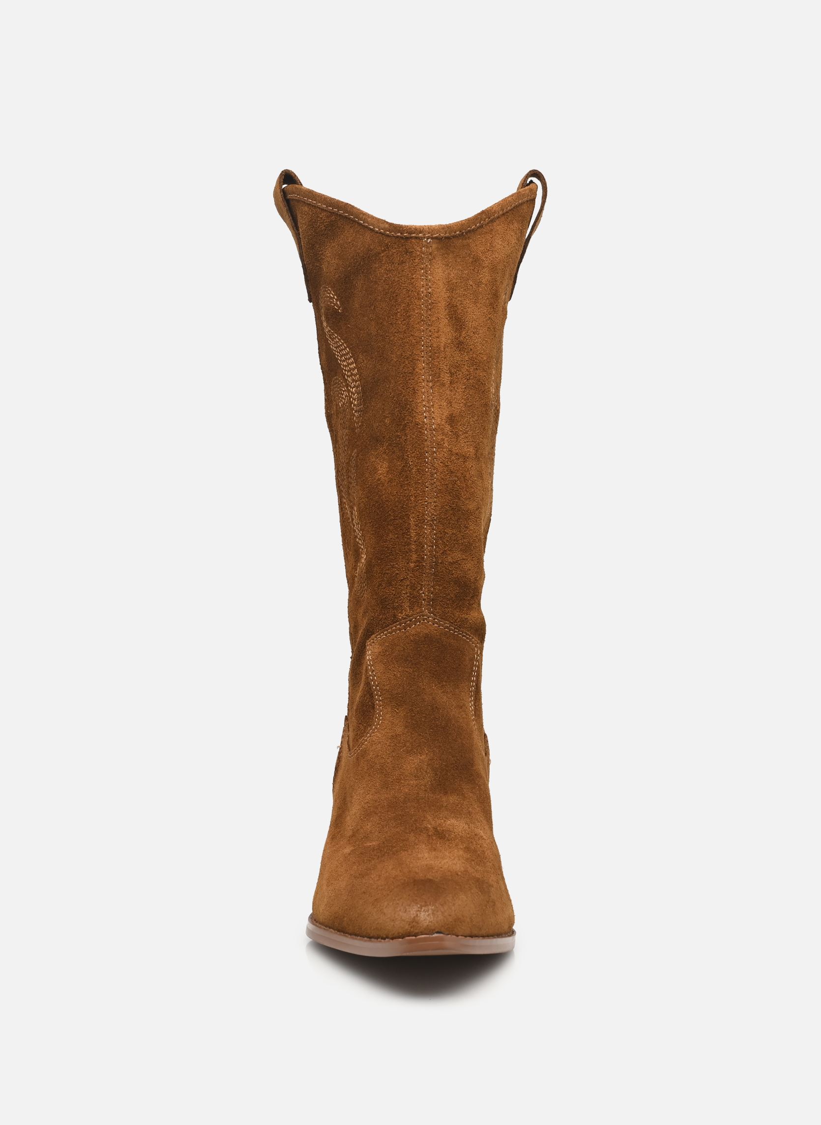 Cowboy-Stiefeletten Lys damen braun Karston Cowboy-Stiefeletten Lys damen braun Camel