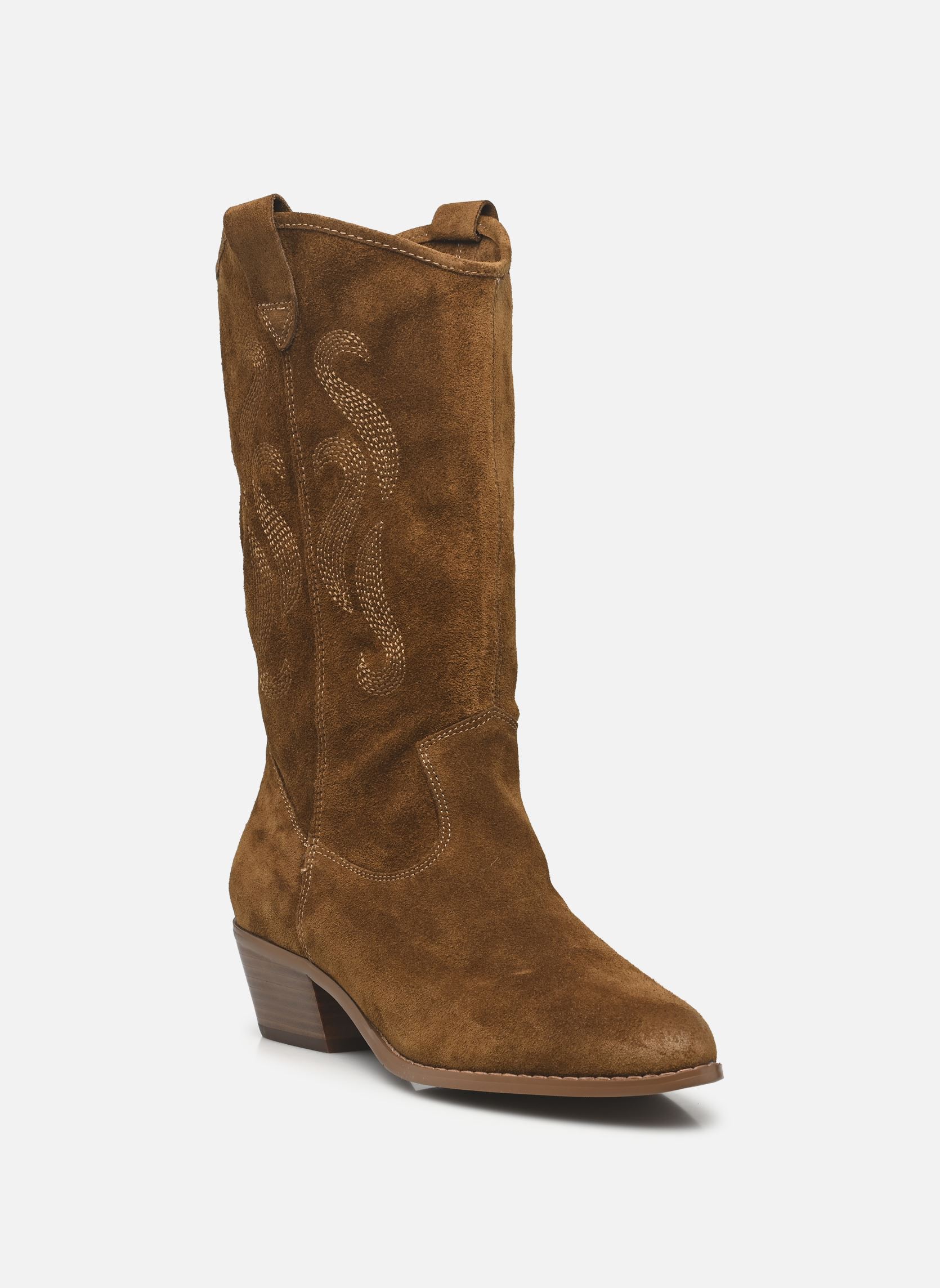 Cowboy-Stiefeletten Lys damen braun Karston Cowboy-Stiefeletten Lys damen braun Camel