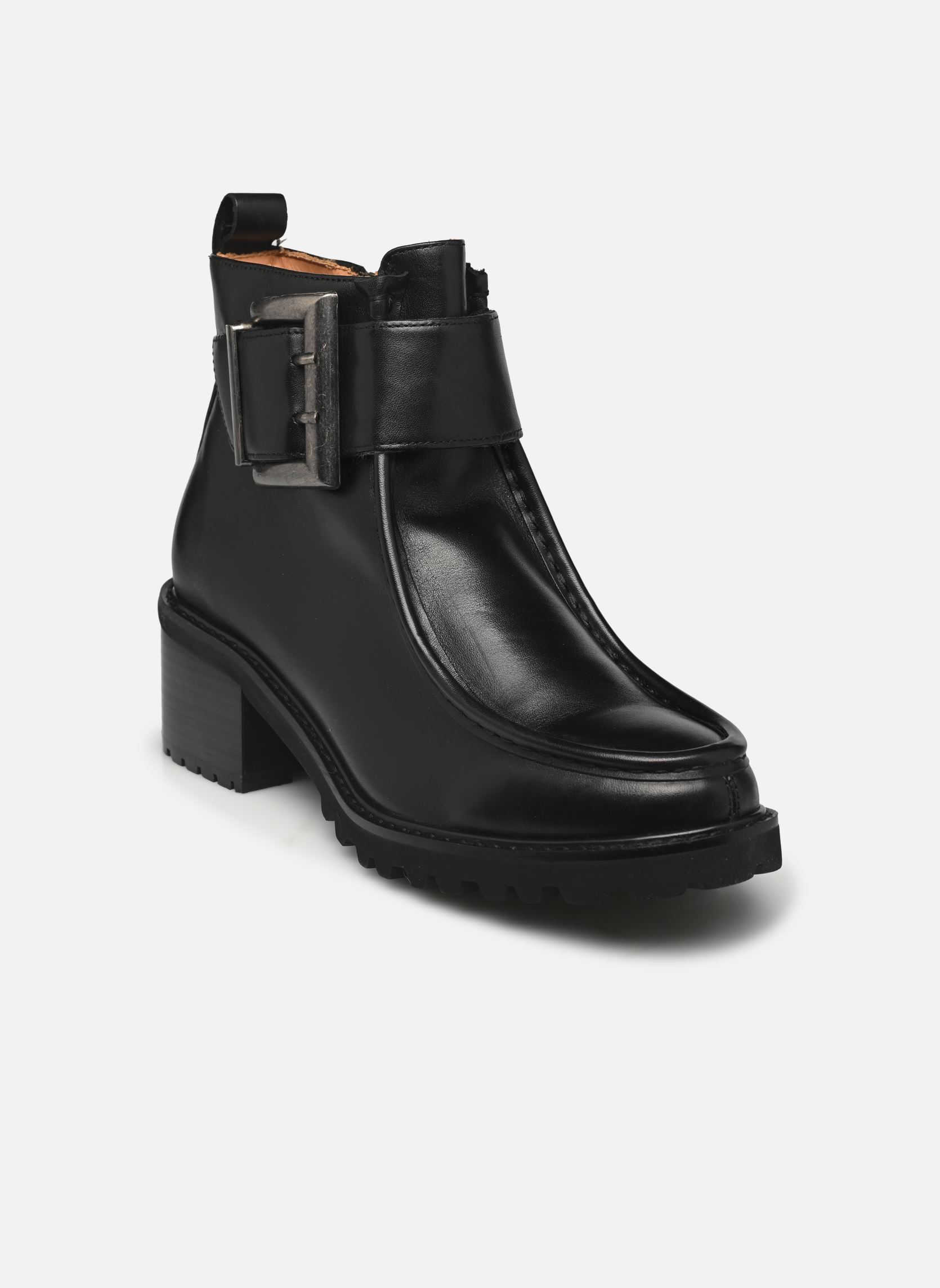 Bottines et boots Olearia femme noir Karston Bottines et boots Olearia femme noir Noir Lisse