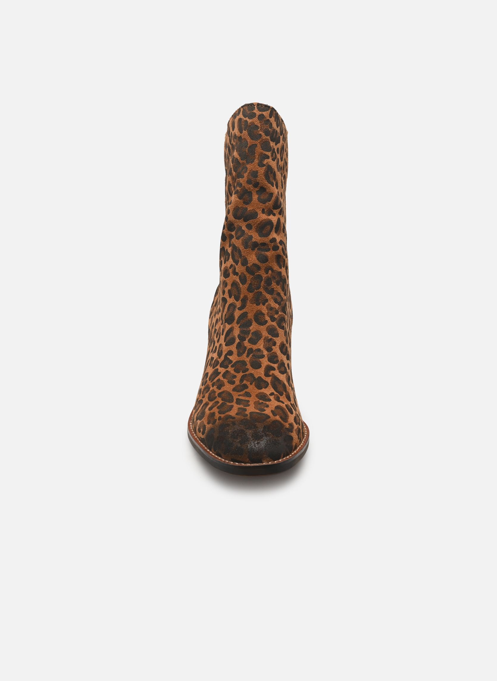 Enkellaarzen en boots Oxalys dames bruin Karston Enkellaarzen en boots Oxalys dames bruin CROUTE LEOPARD