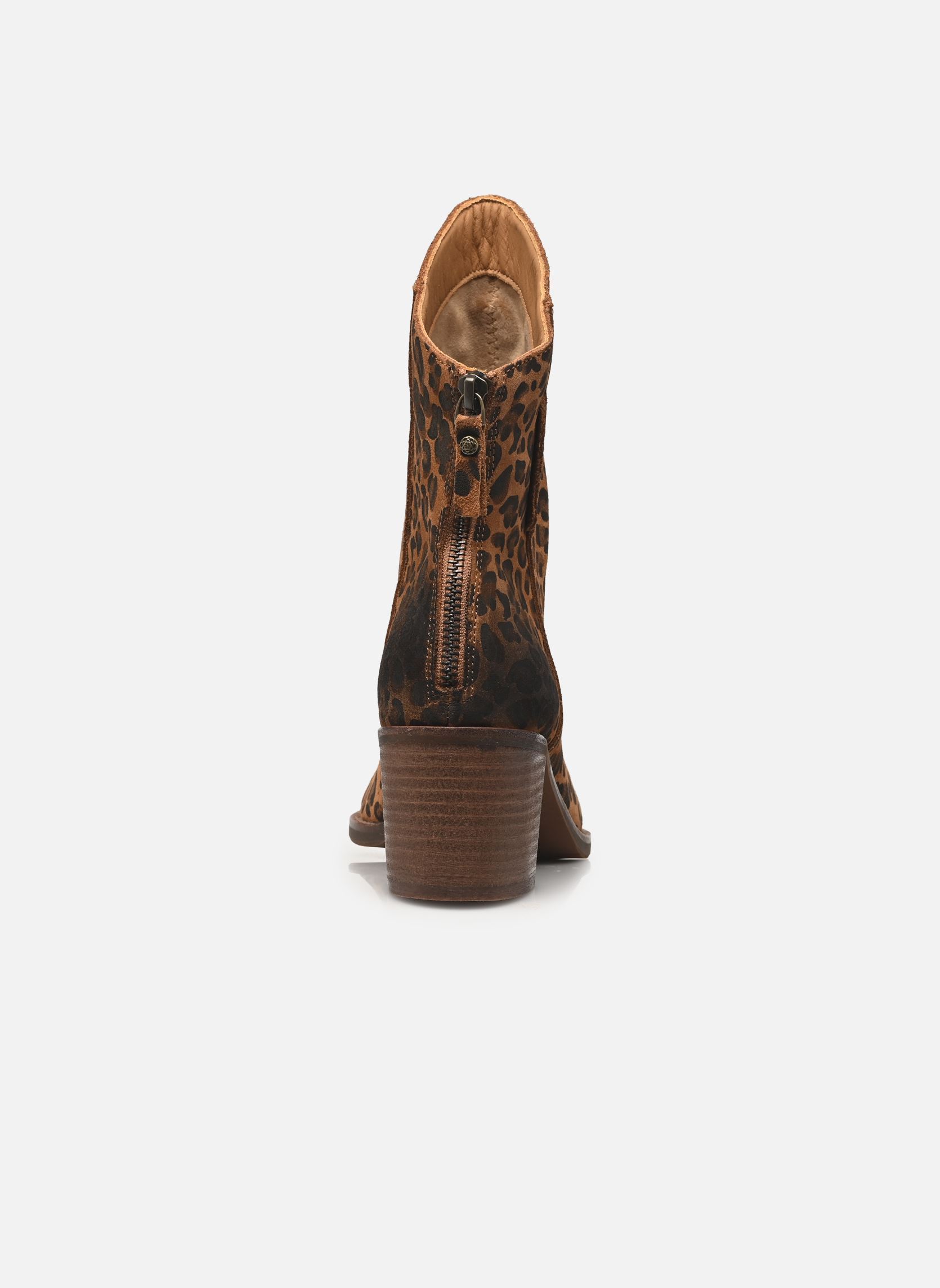 Enkellaarzen en boots Oxalys dames bruin Karston Enkellaarzen en boots Oxalys dames bruin CROUTE LEOPARD