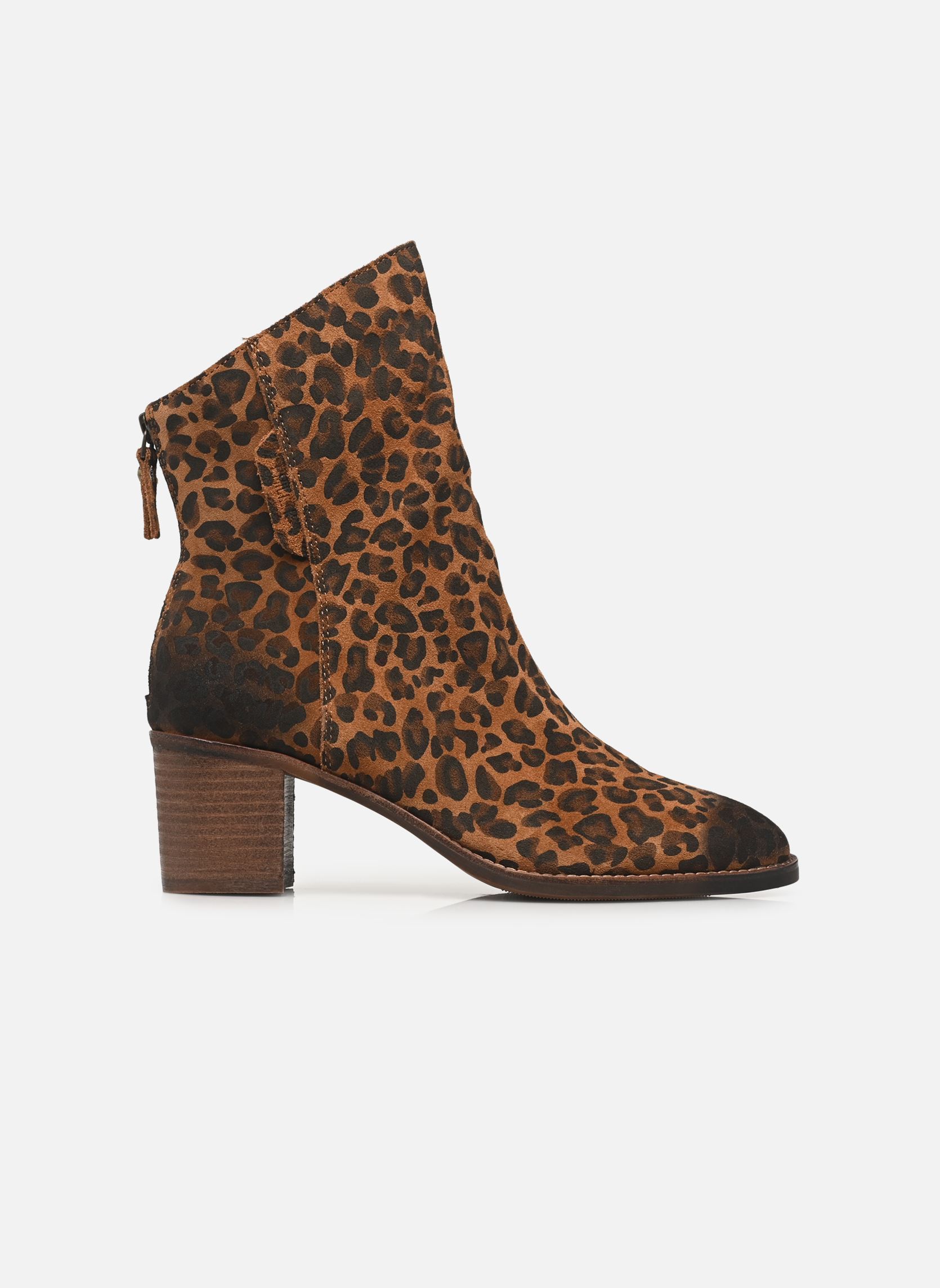 Enkellaarzen en boots Oxalys dames bruin Karston Enkellaarzen en boots Oxalys dames bruin CROUTE LEOPARD