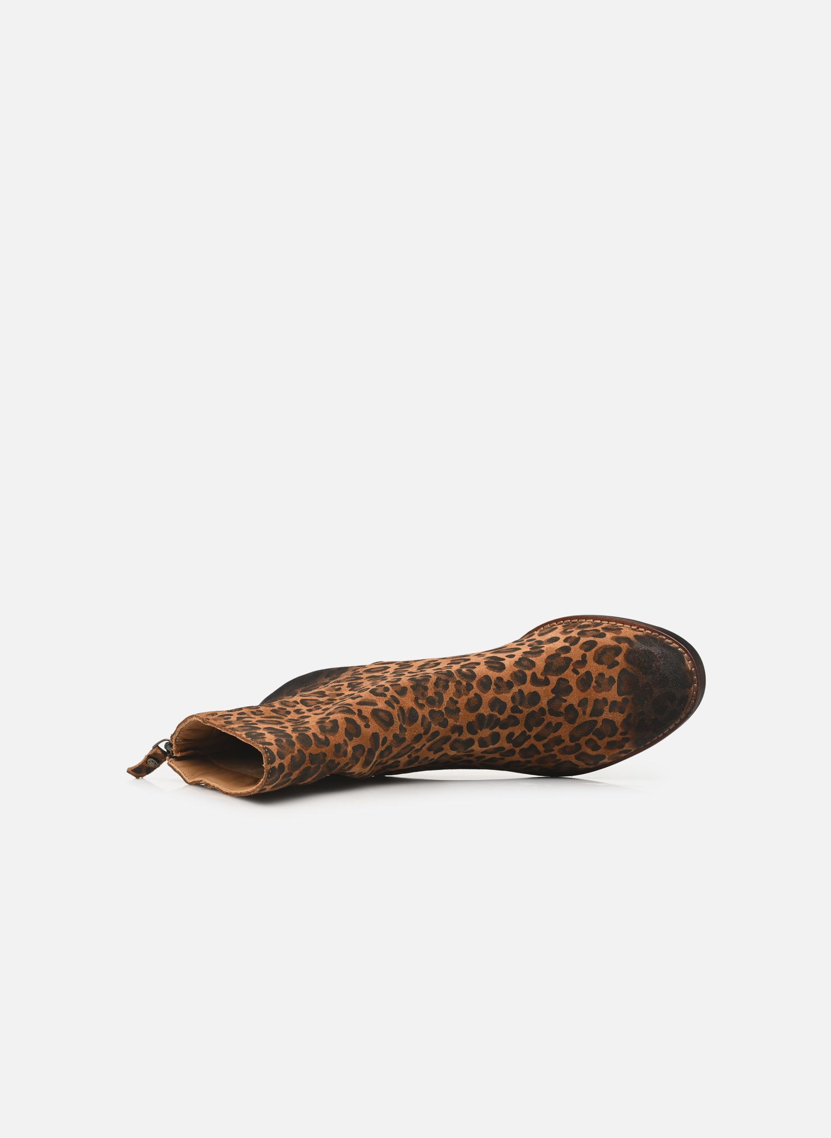 Enkellaarzen en boots Oxalys dames bruin Karston Enkellaarzen en boots Oxalys dames bruin CROUTE LEOPARD