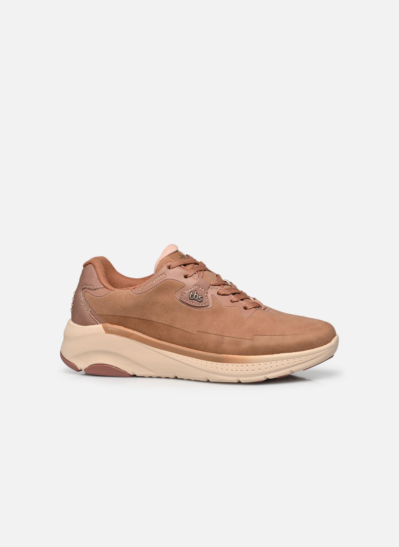 Lage sneakers Easydia dames roze TBS Lage sneakers Easydia dames roze ROSE POUDRE