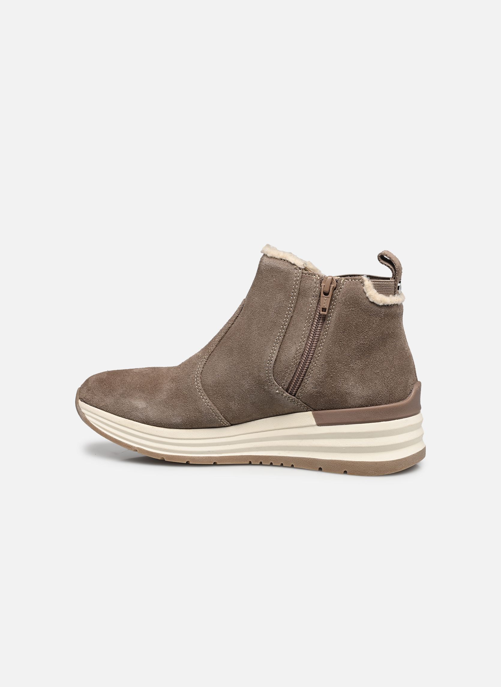 Niedrige Ankle Boots Temarie damen beige TBS Niedrige Ankle Boots Temarie damen beige TAUPE + BEIGE