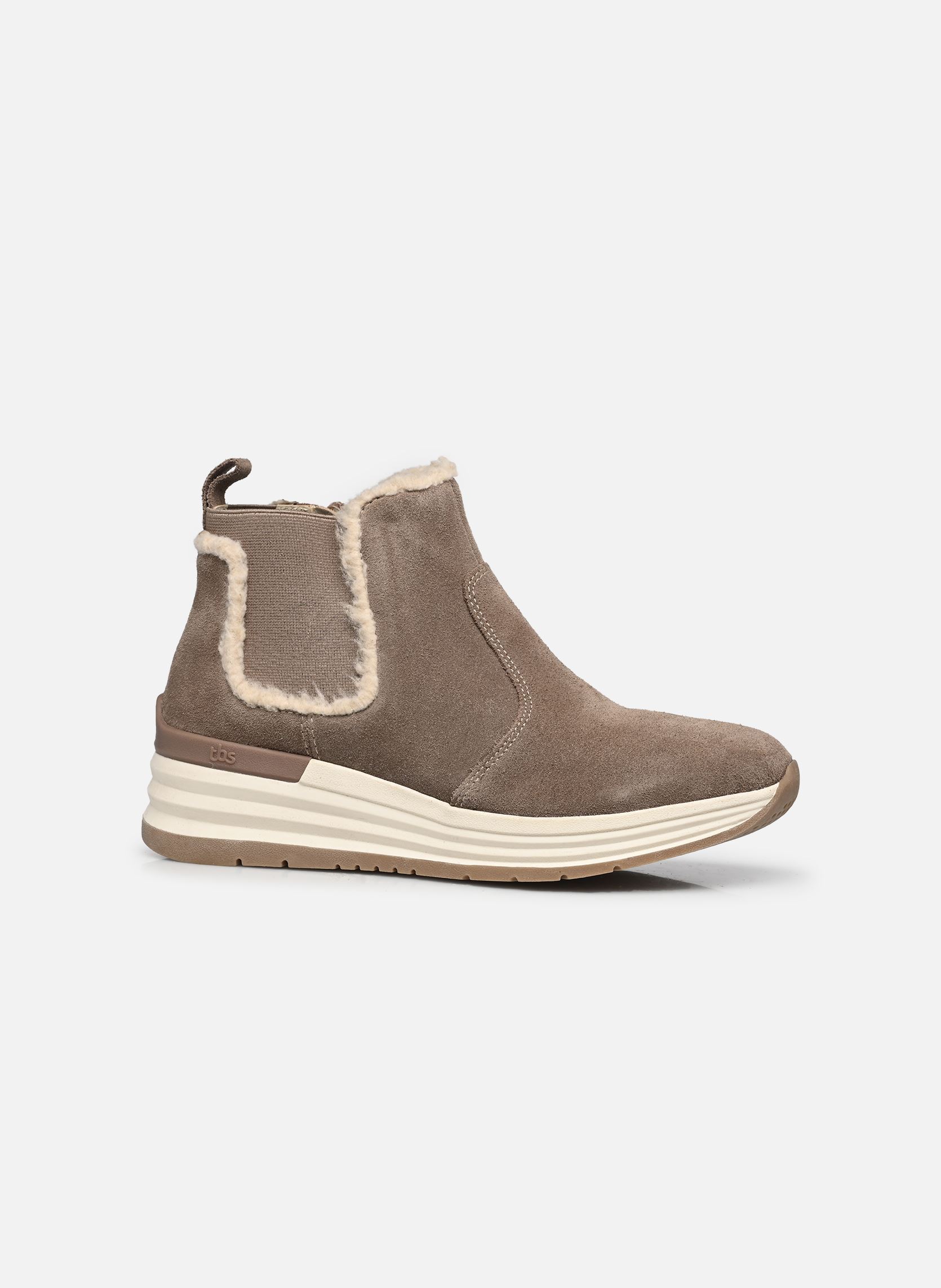 Niedrige Ankle Boots Temarie damen beige TBS Niedrige Ankle Boots Temarie damen beige TAUPE + BEIGE