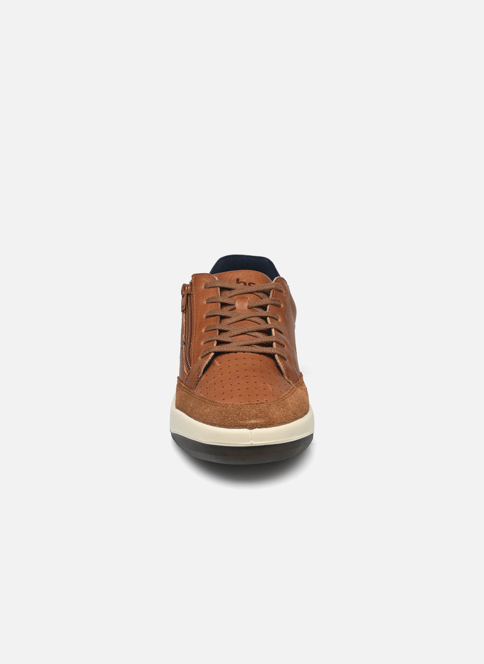 Niedrige Sneaker Allzipp herren braun TBS Made in France Niedrige Sneaker Allzipp herren braun CAMEL + NAVY