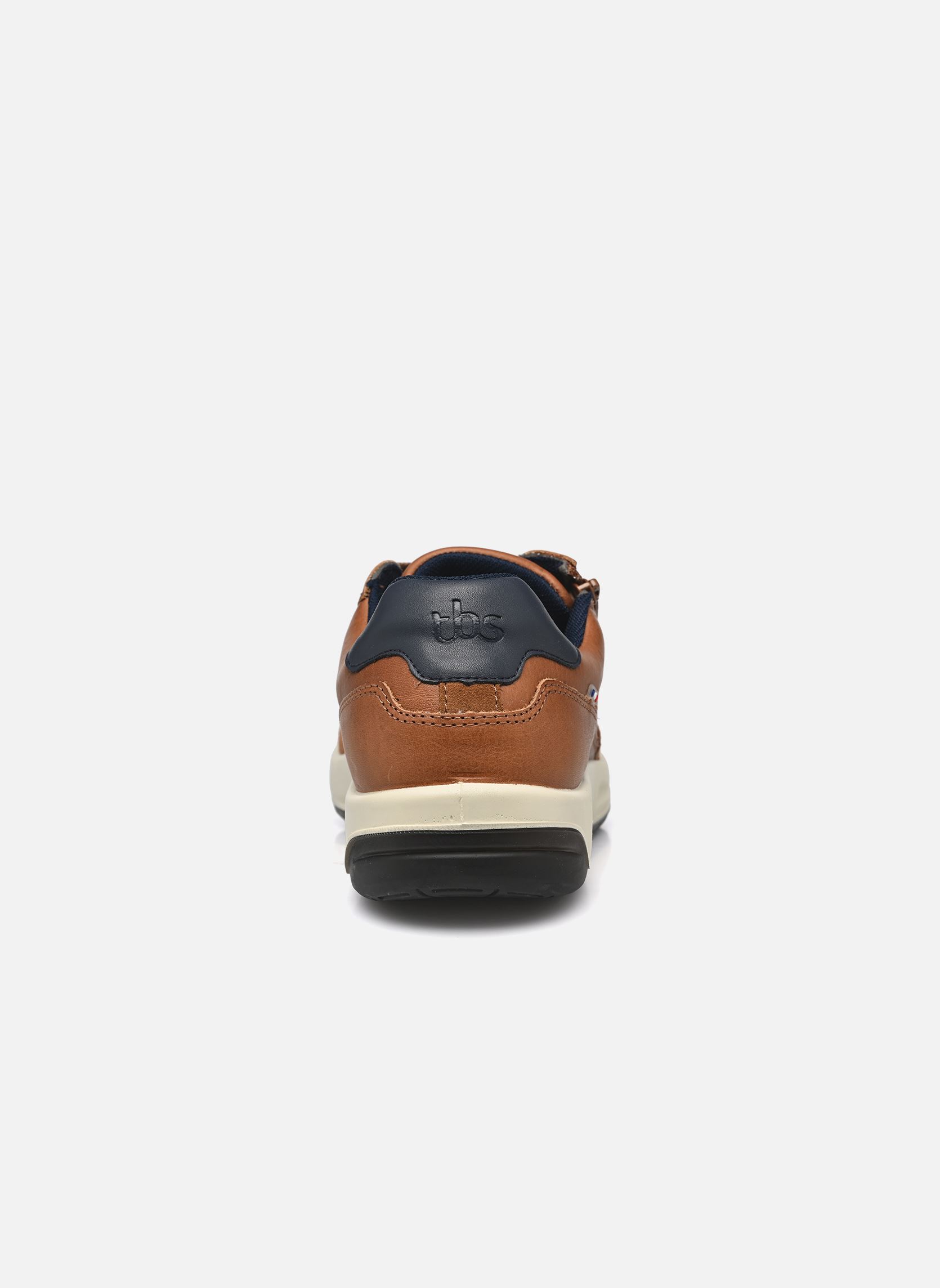 Niedrige Sneaker Allzipp herren braun TBS Made in France Niedrige Sneaker Allzipp herren braun CAMEL + NAVY