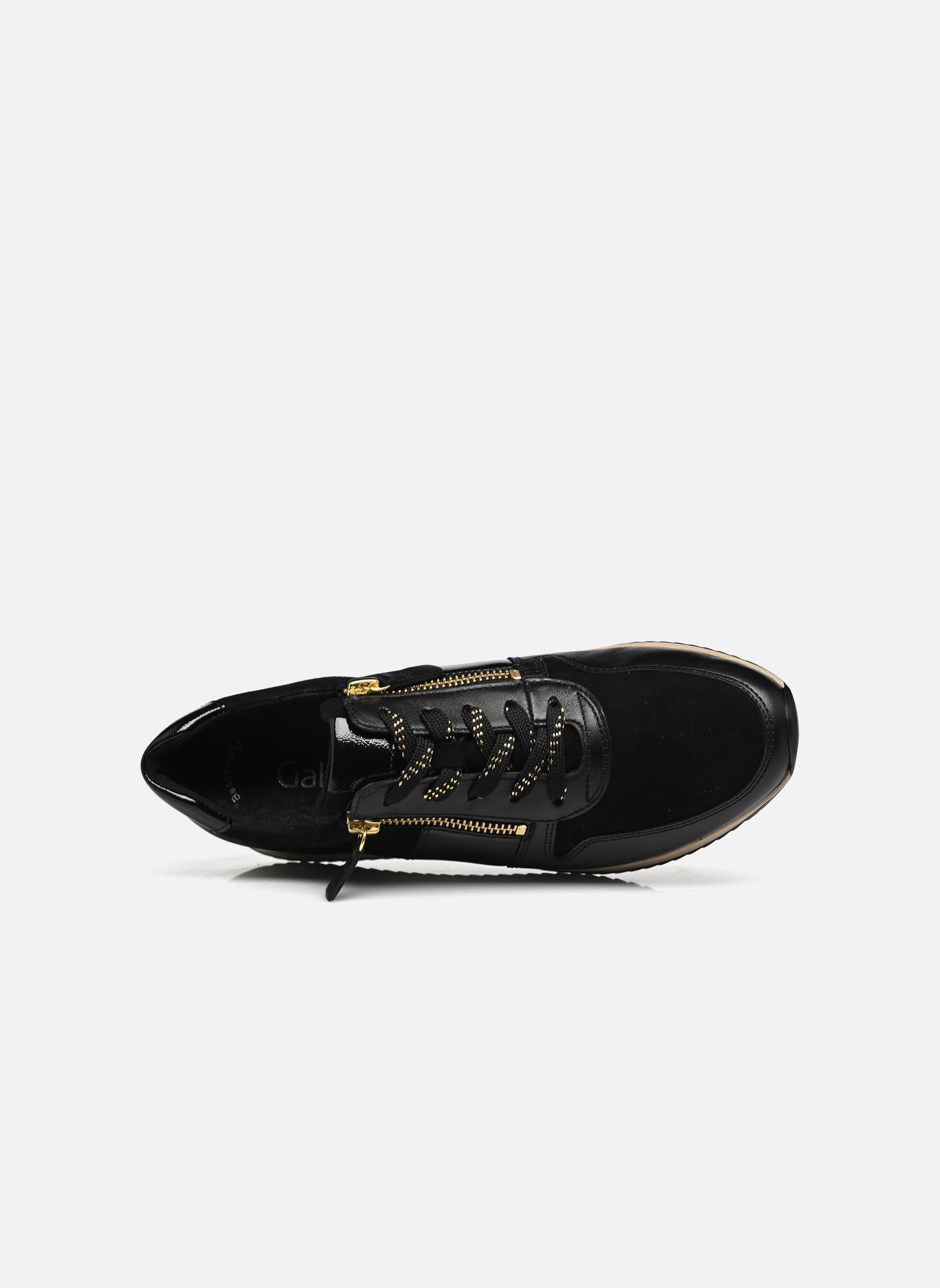 Lage sneakers 53.420 dames zwart Gabor Lage sneakers 53.420 dames zwart SCHWARZ