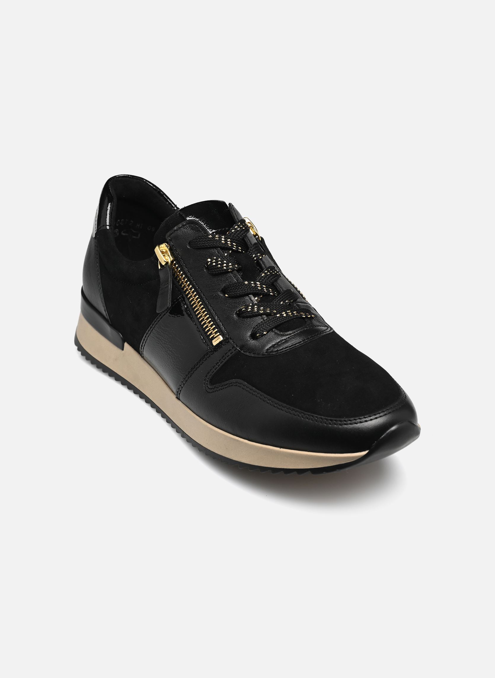 Lage sneakers 53.420 dames zwart Gabor Lage sneakers 53.420 dames zwart SCHWARZ