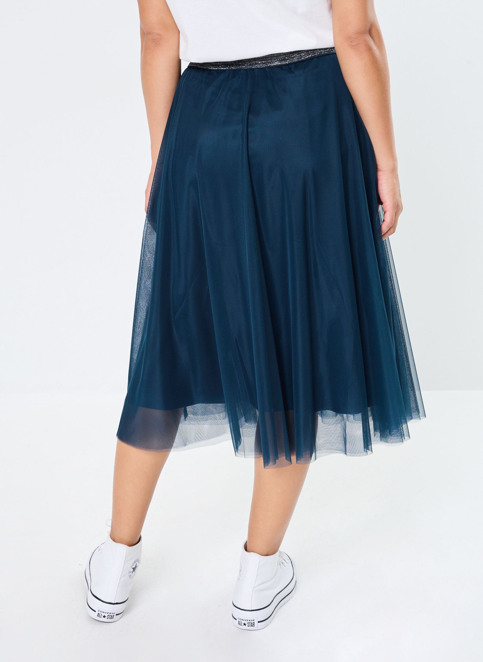 Jupes mi-longues NUEA SKIRT femme bleu Nümph Jupes mi-longues NUEA SKIRT femme bleu Dress Blues